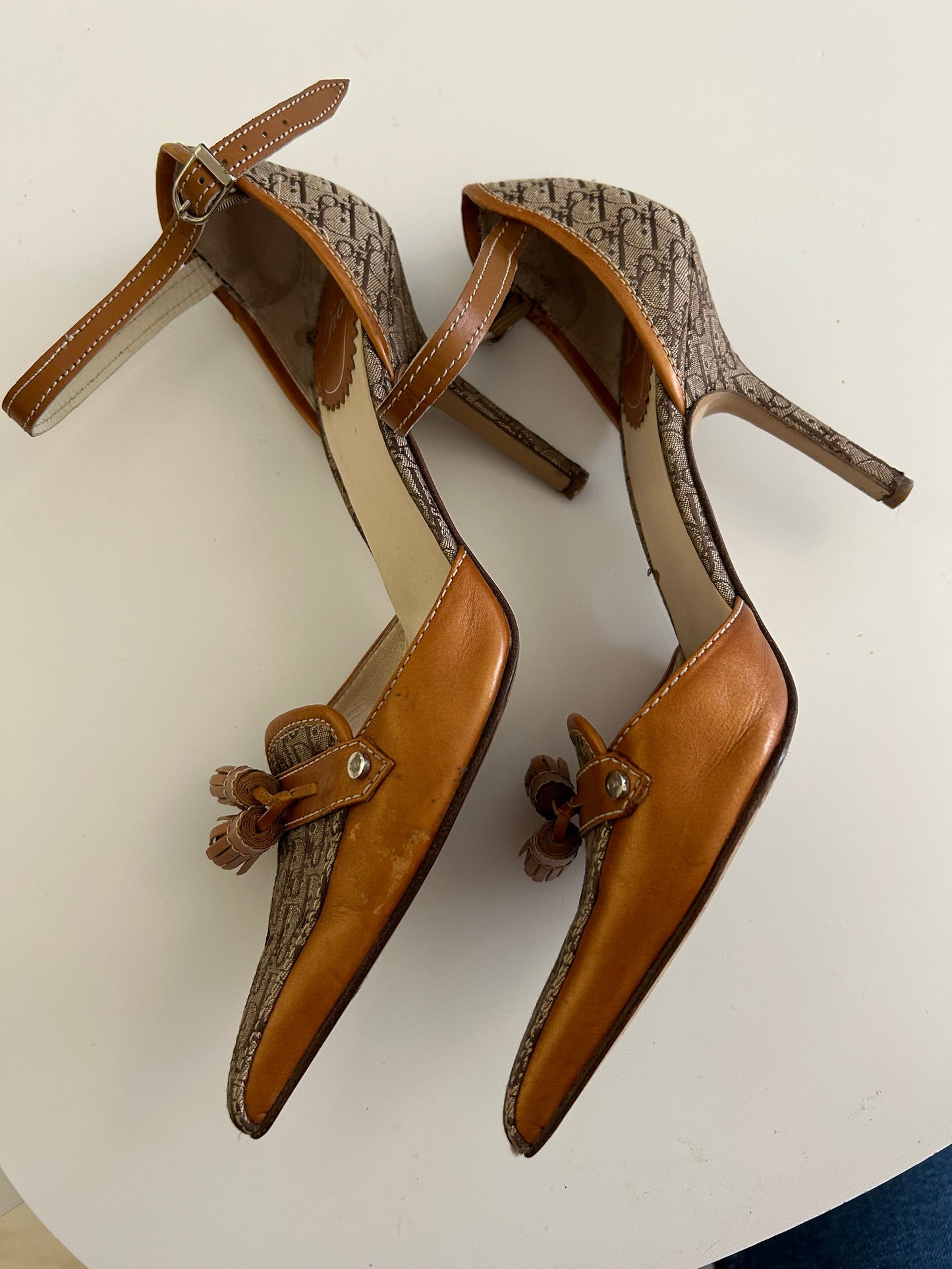 Christian Dior ankle strap heels EU39.5