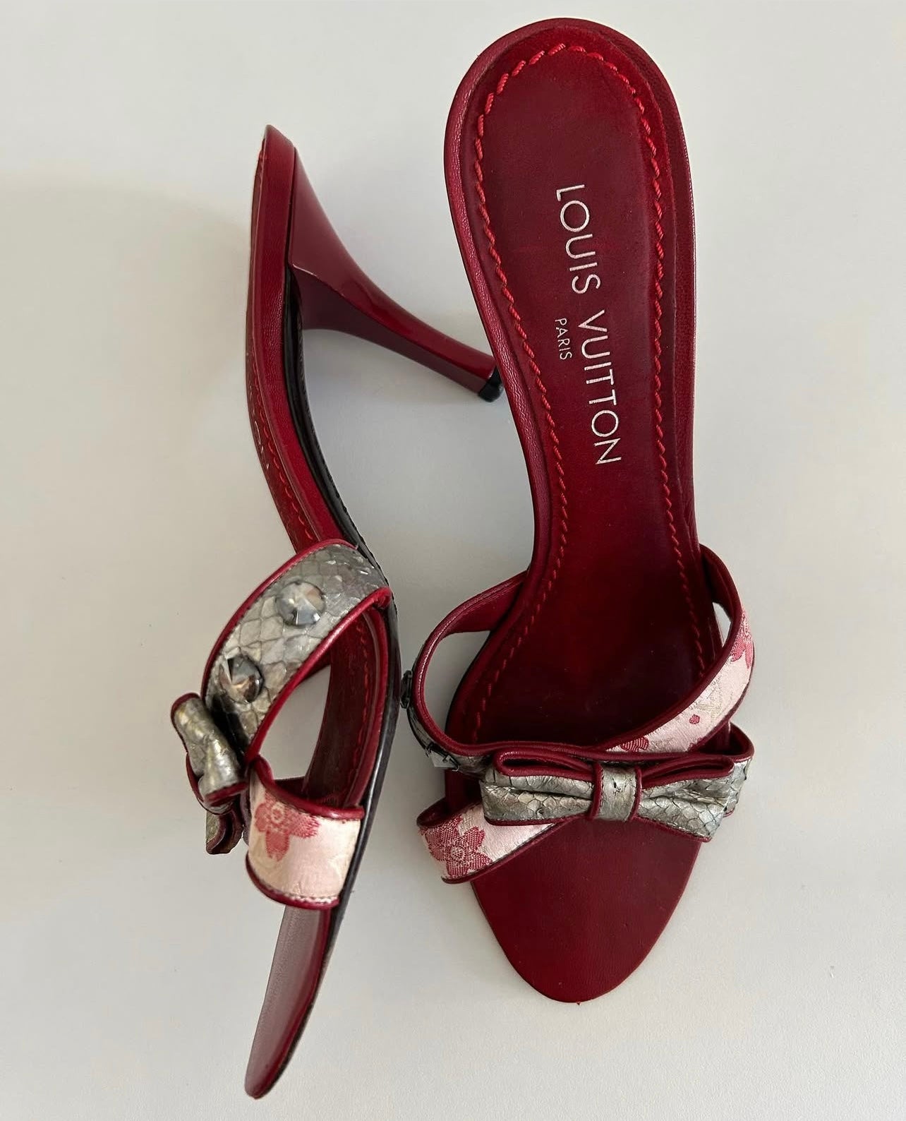 Louis Vuitton Cherry Blossom heels by Murakami
