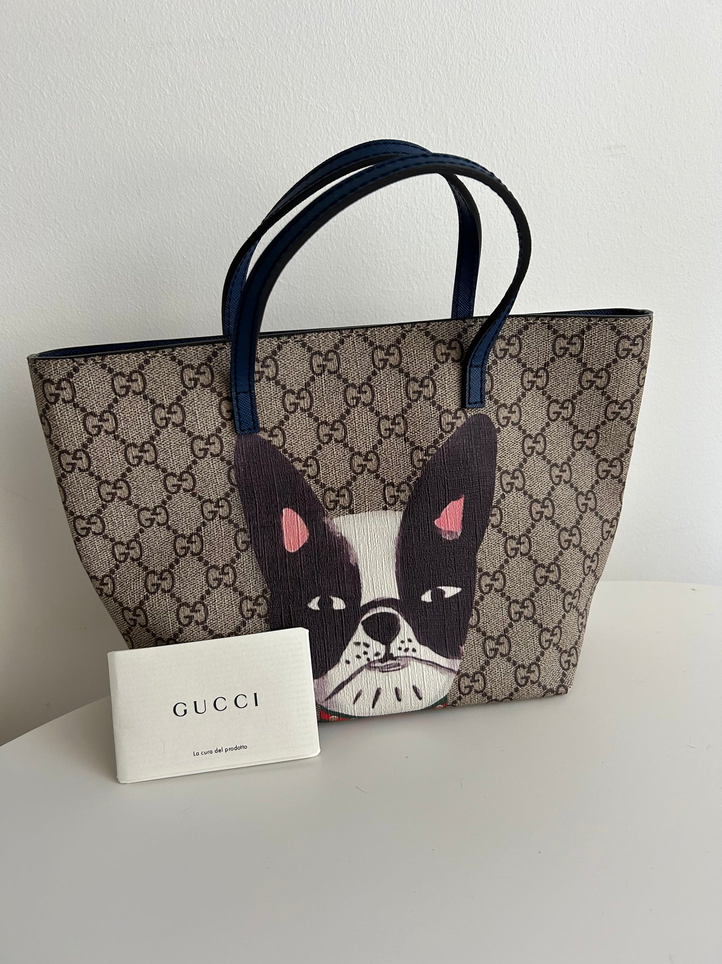 Gucci Limited Ed. Tote French Bulldog By Yuko Higuchi