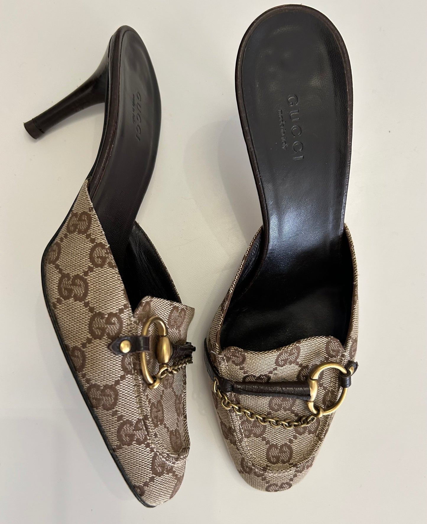 Gucci GG Canvas mules EU38