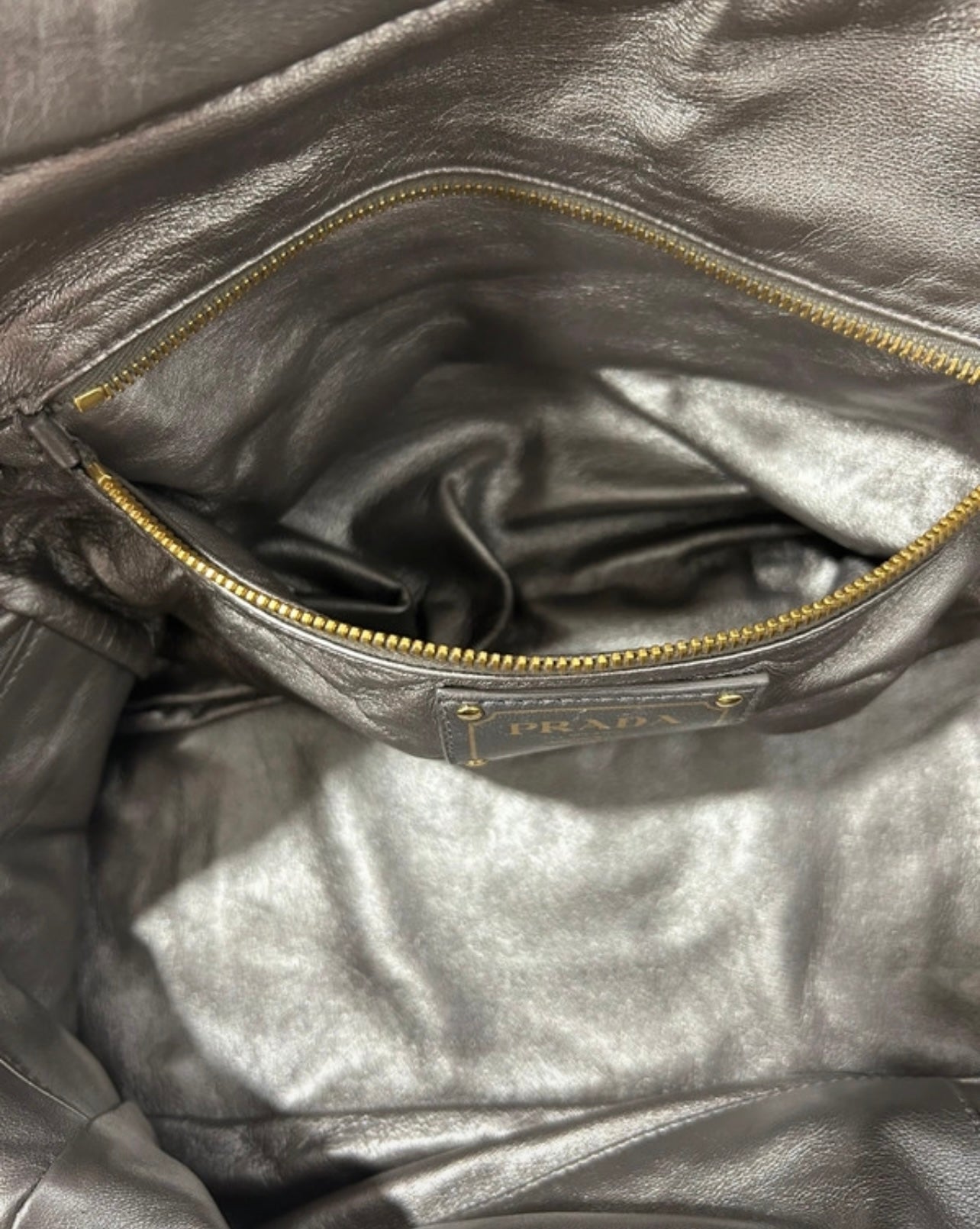 Prada hand bag lace print