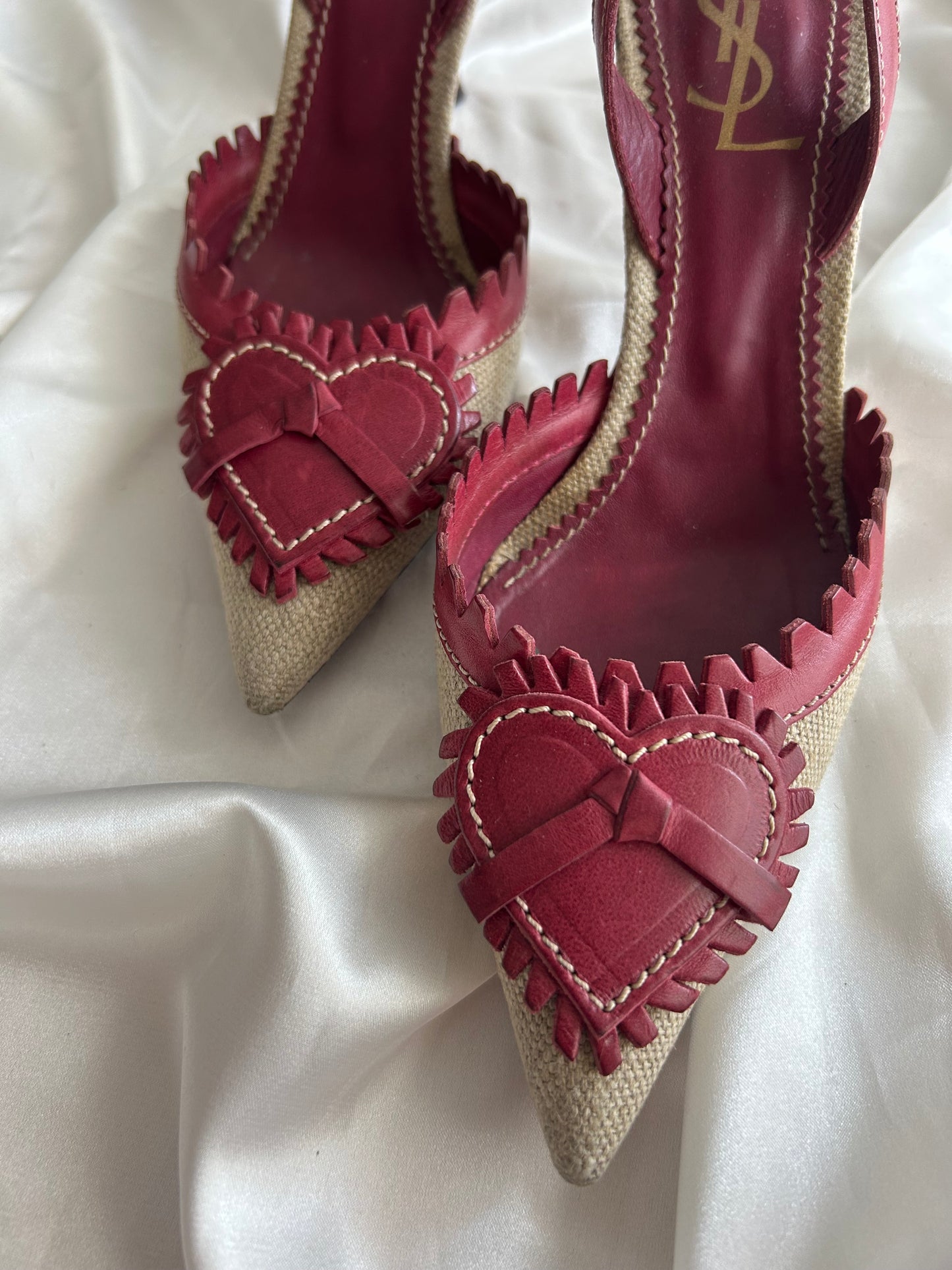 Yves Saint Laurent Heart Slingback EU37.5