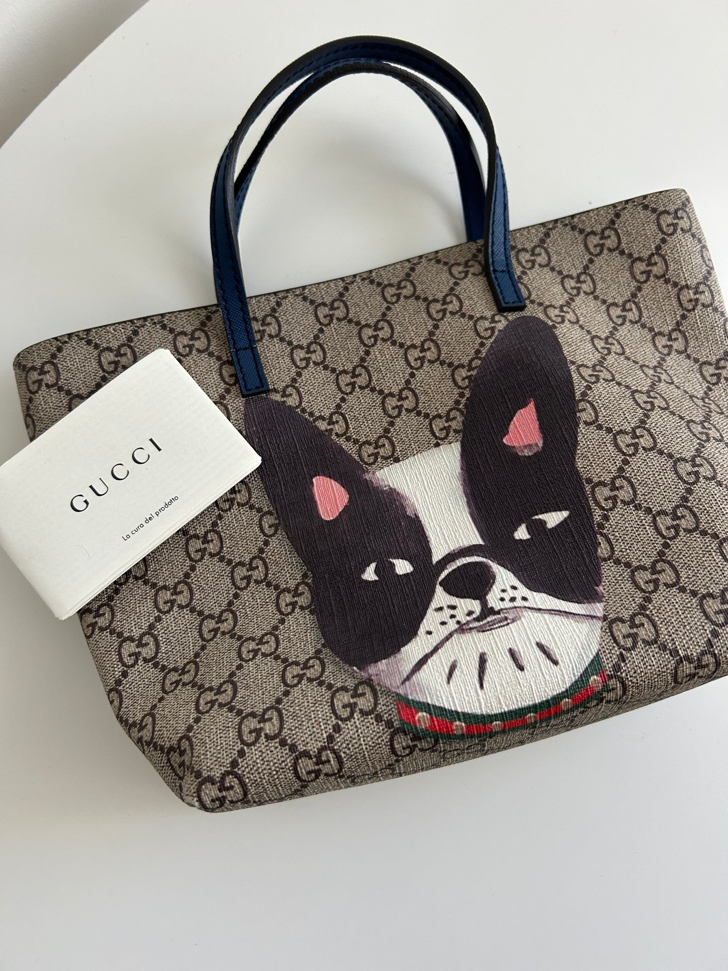 Gucci Limited Ed. Tote French Bulldog By Yuko Higuchi
