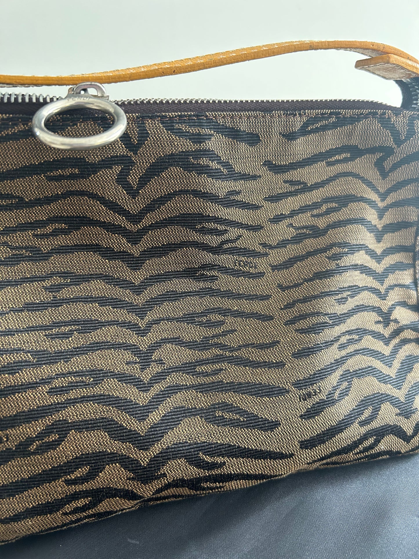 Fendi Tiger Print Pouch