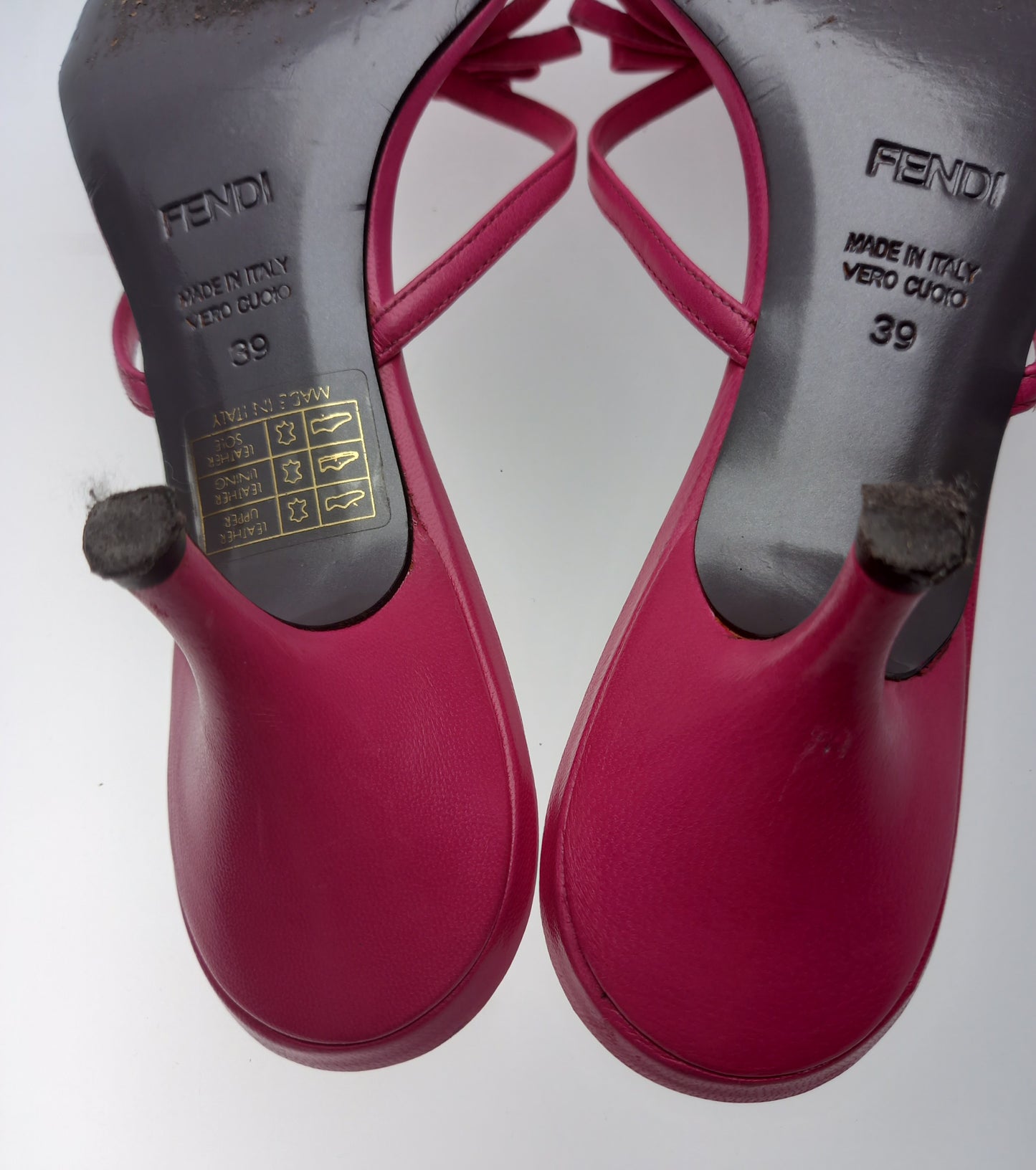 Fendi vintage flipflop bow sandals EU 39