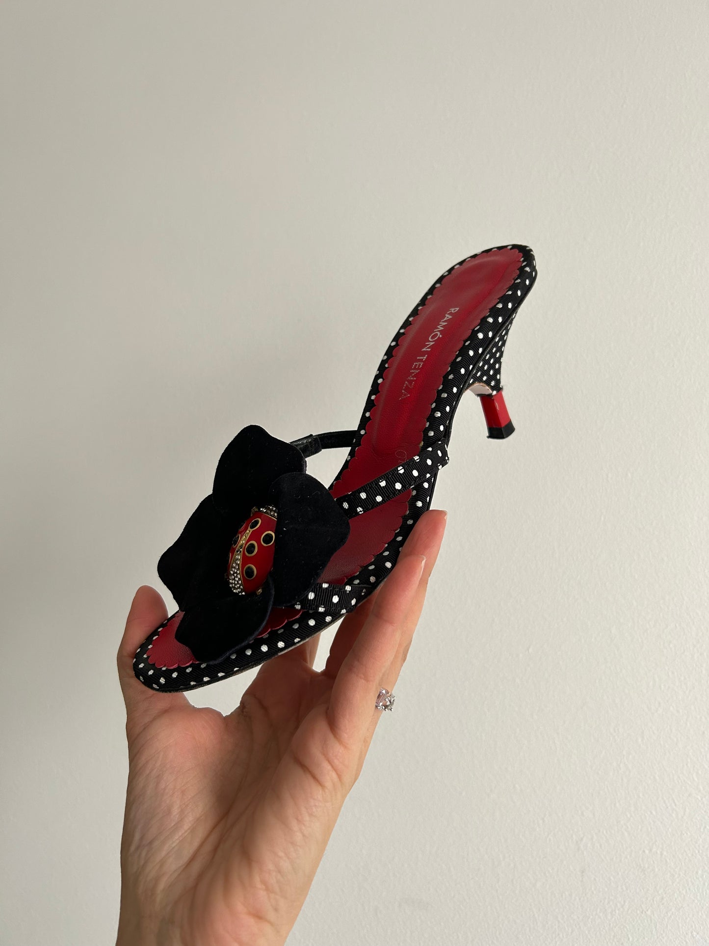 Ramon Tenza Ladybug kitten heels EU36