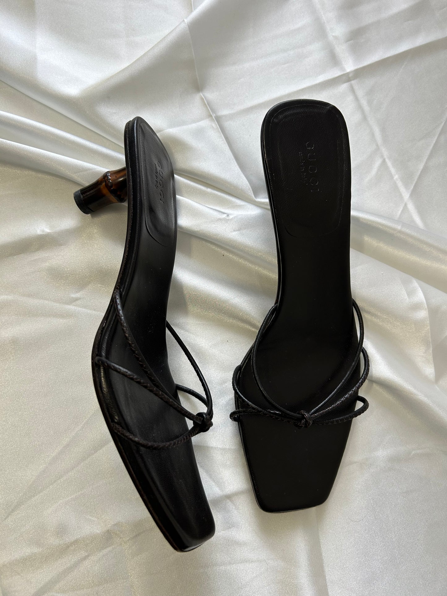 Gucci Bamboo kitten heel EU39.5