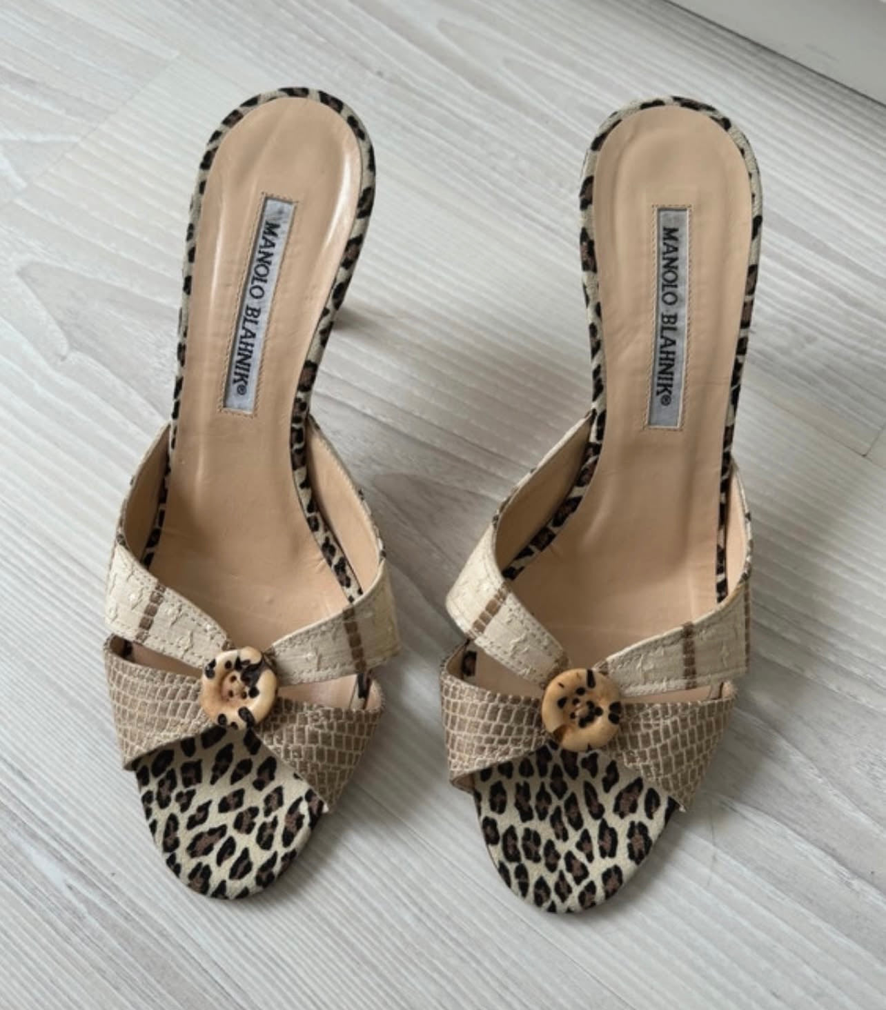 Manolo Blahnik Leopard Print