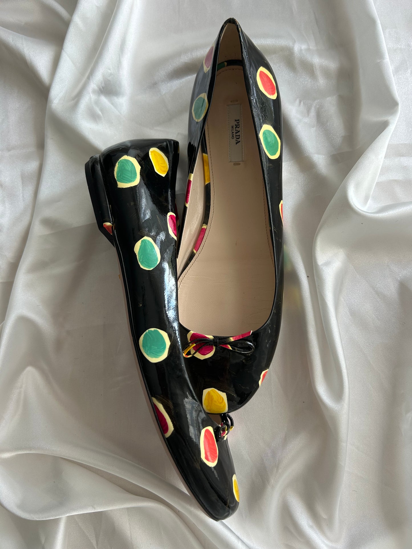 Prada patent leather ballet flats EU41