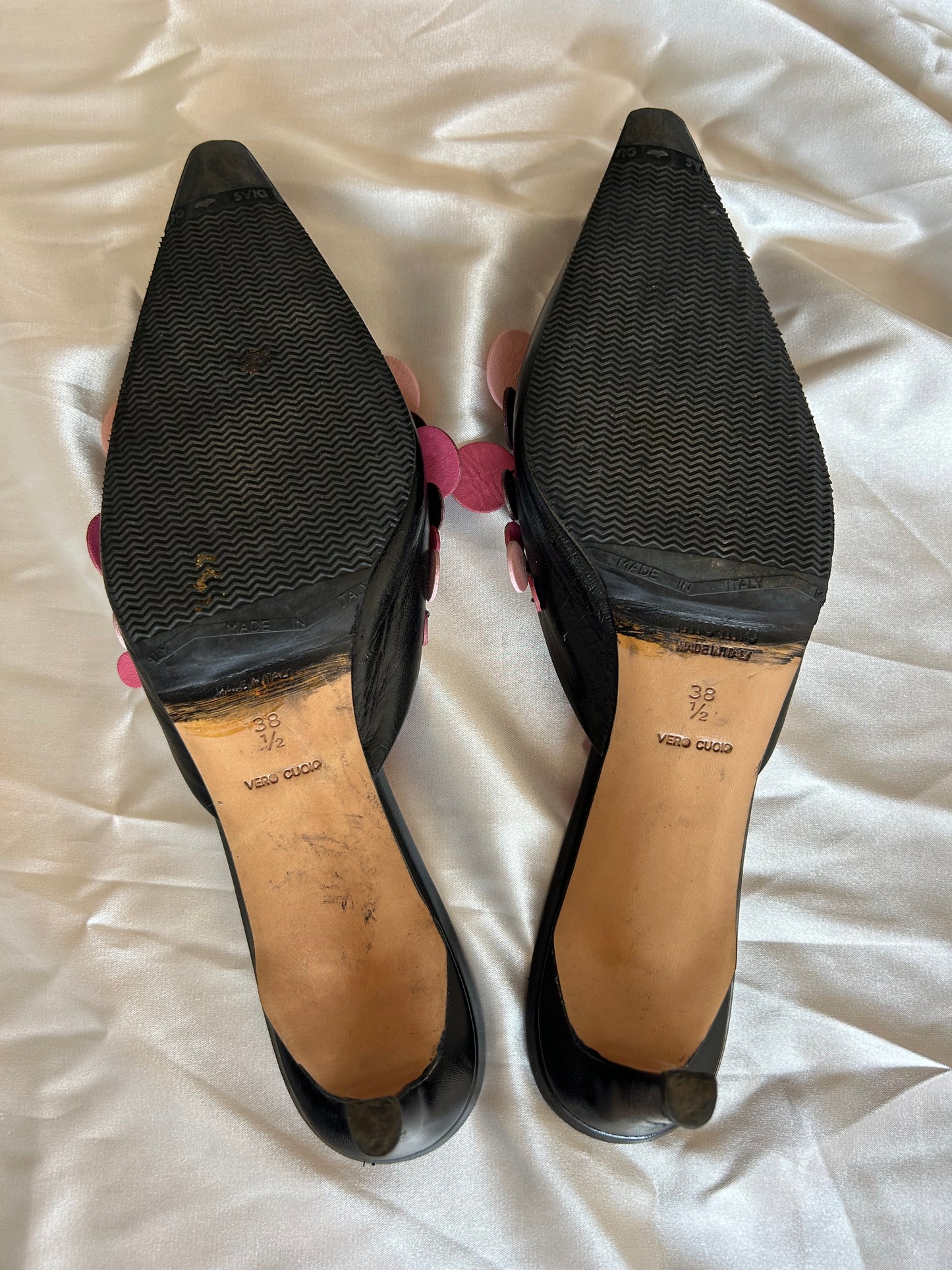 MiuMiu leather mules EU38.5