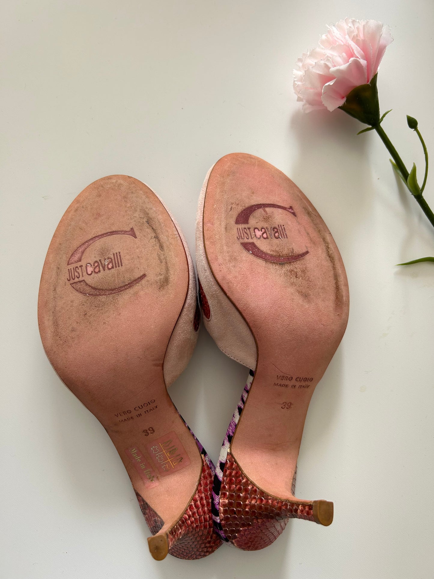 Just Cavalli Suede open toe EU39
