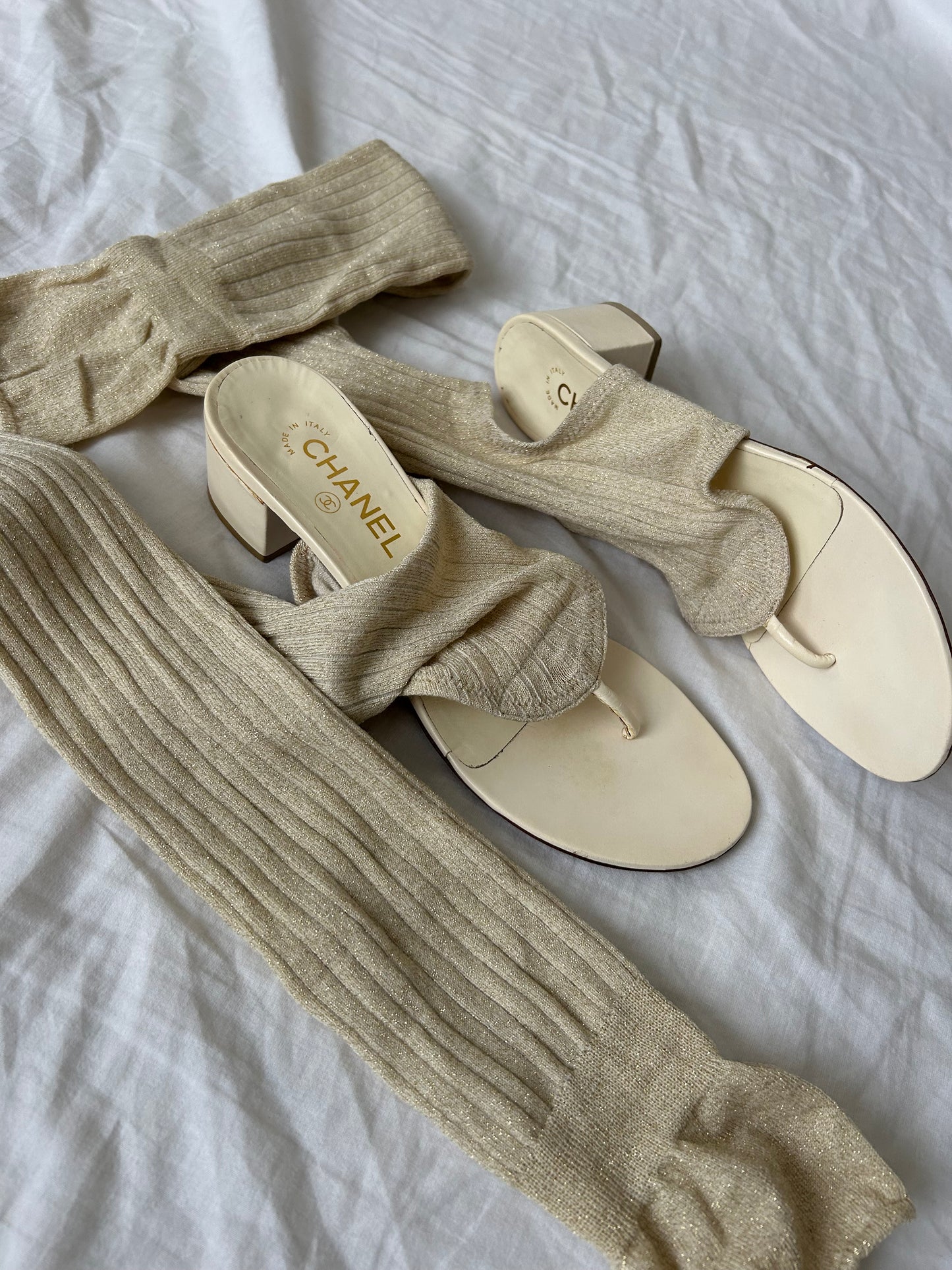 Chanel socks thong 2015