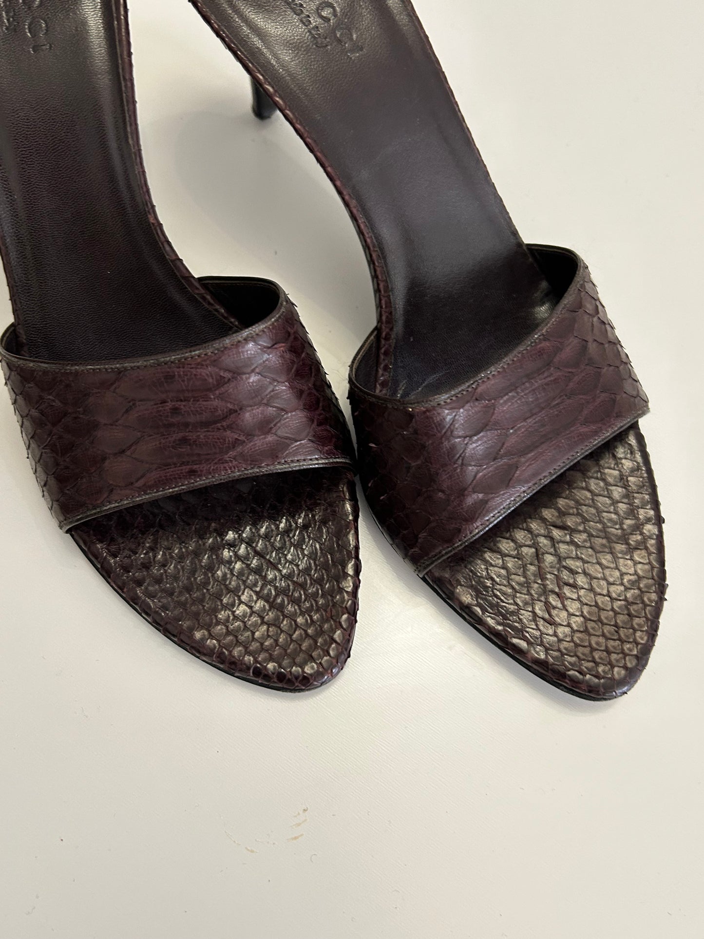 Gucci snakeskin heels EU39.5
