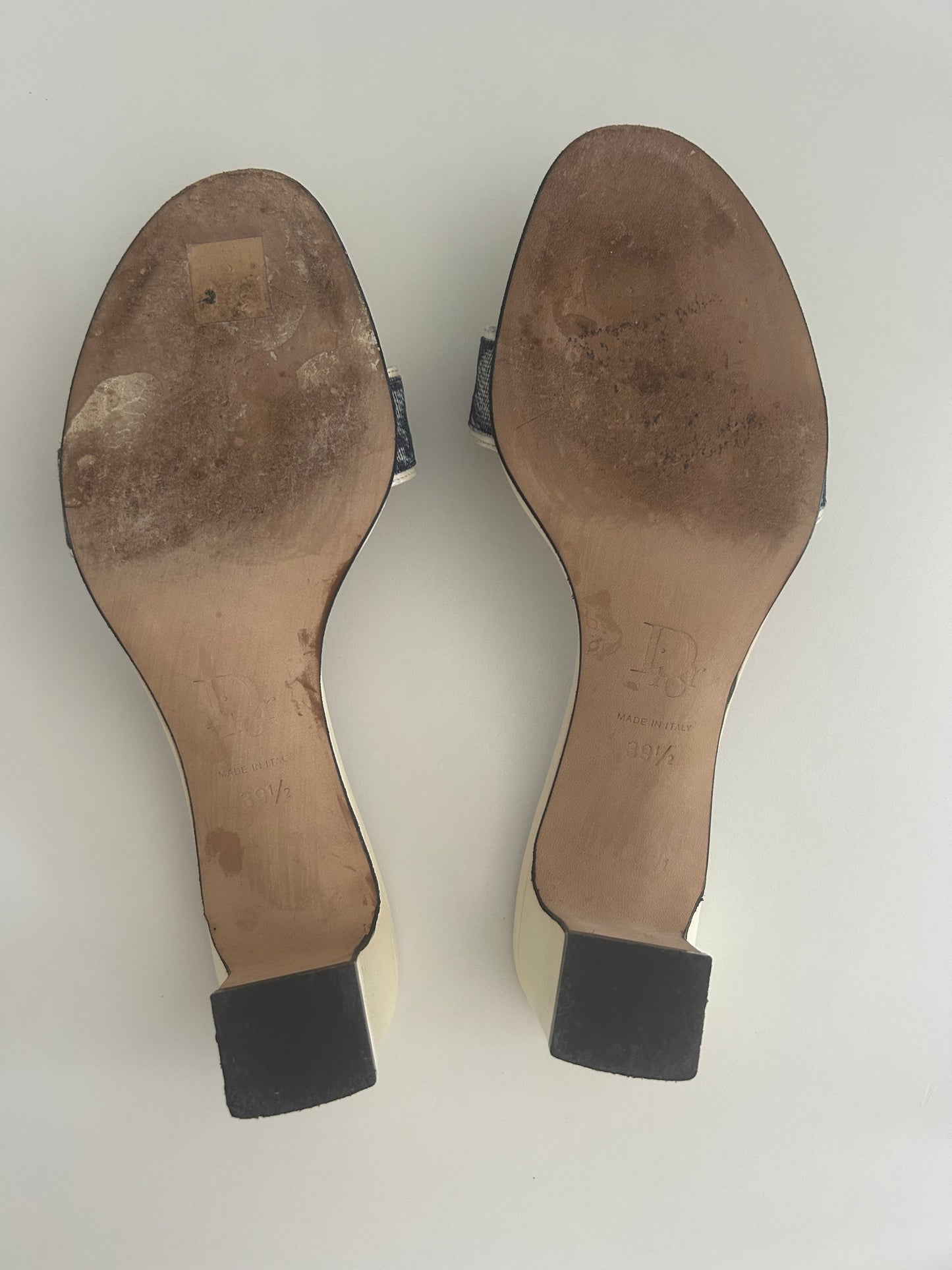 Dior denim key&lock sandals EU39.5