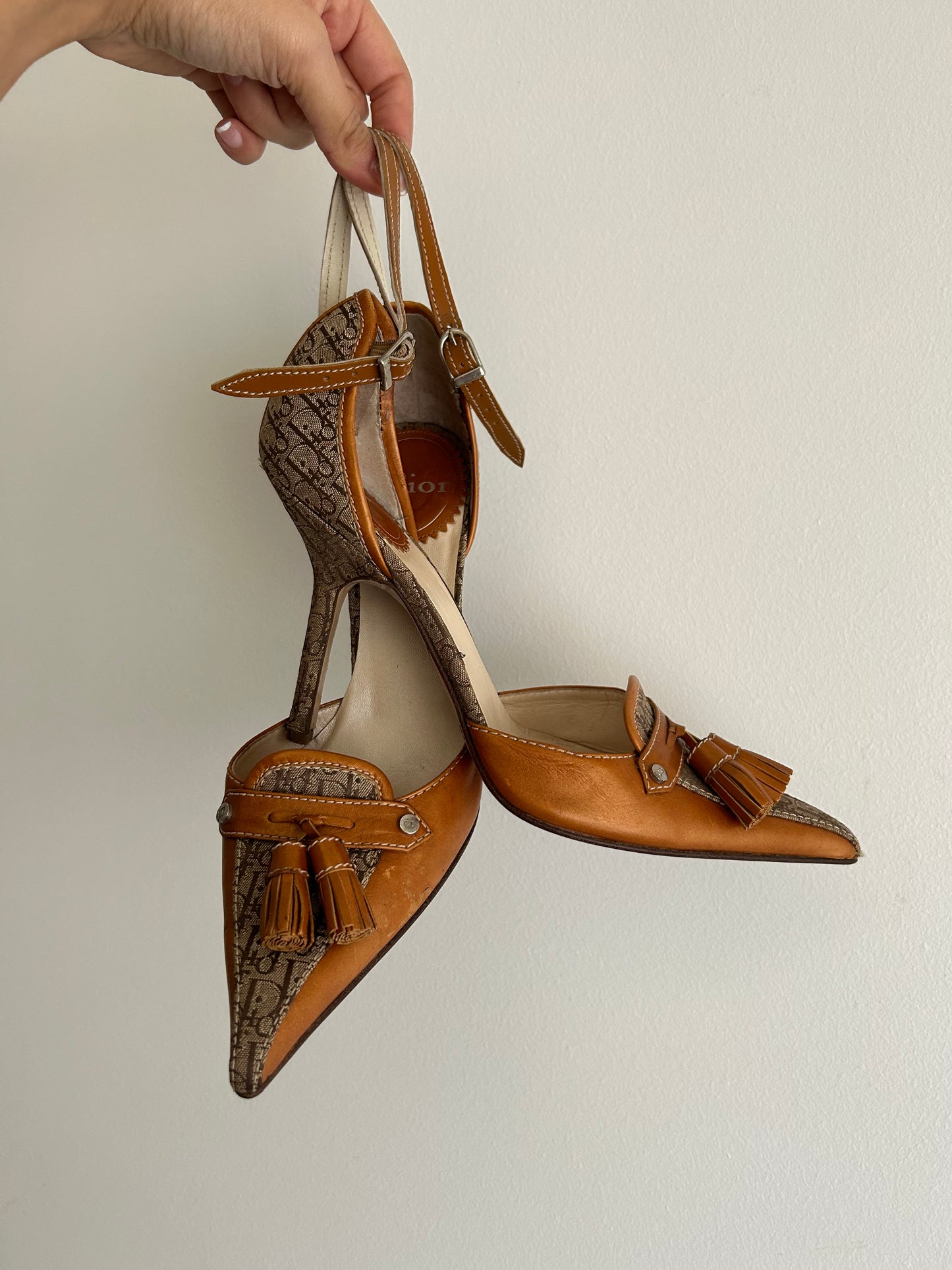 Christian Dior ankle strap heels EU39.5