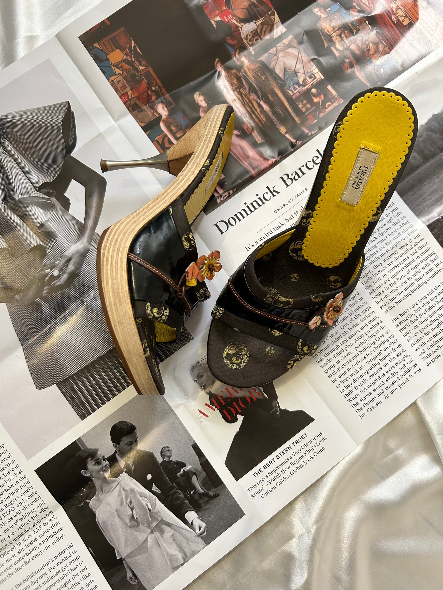 Prada oriental mules EU37