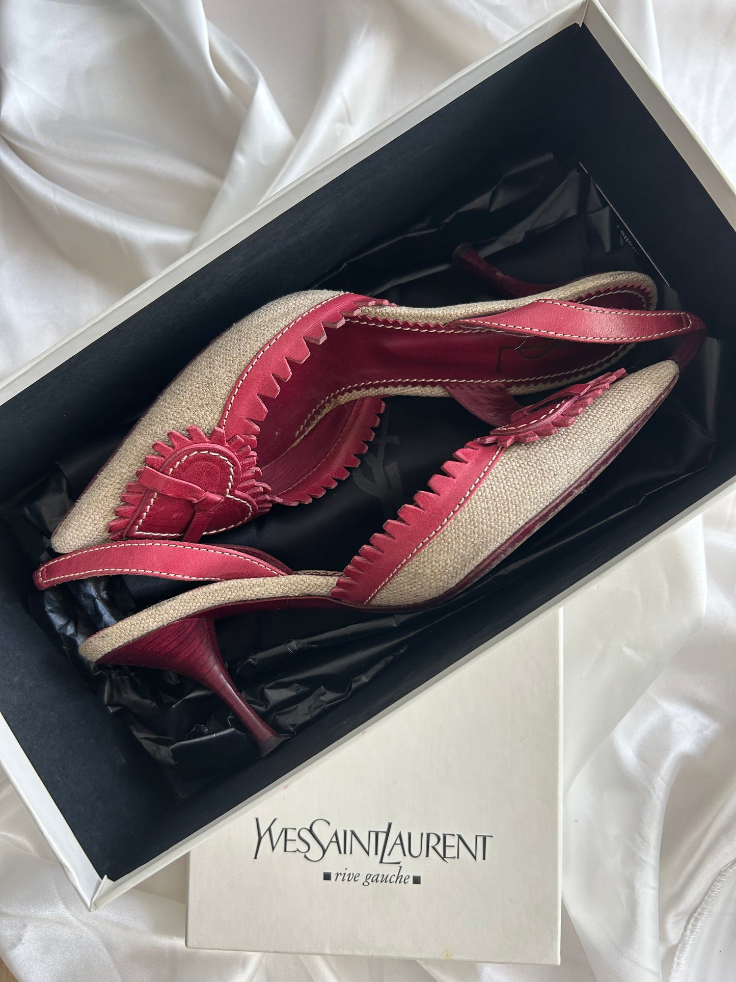 Yves Saint Laurent Heart Slingback EU37.5
