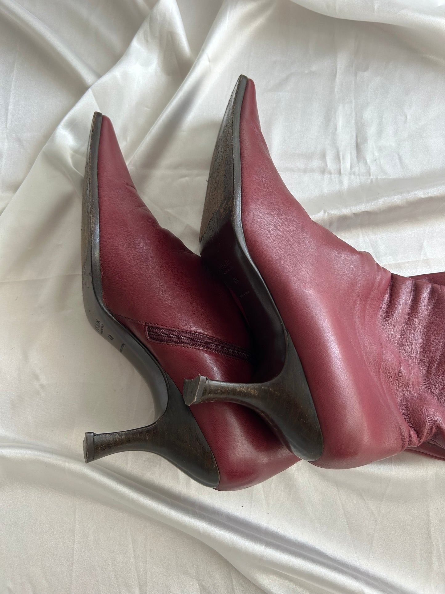 Prada leather boots EU40