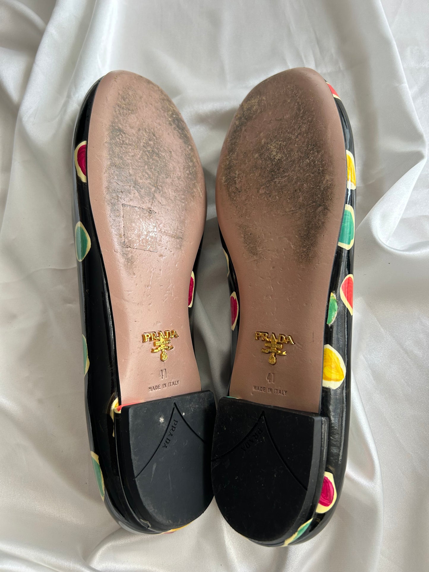 Prada patent leather ballet flats EU41