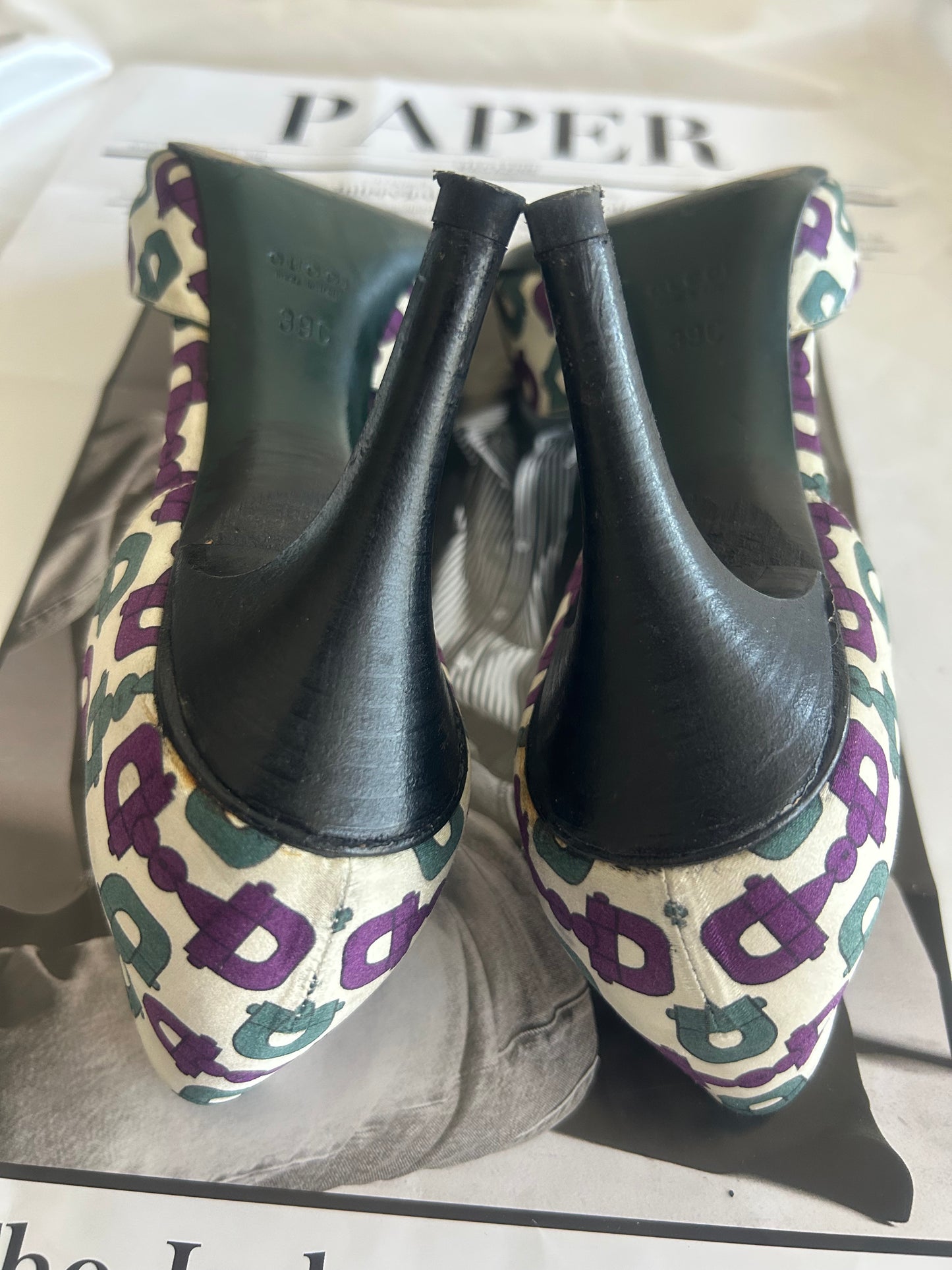 Gucci silk pumps EU39
