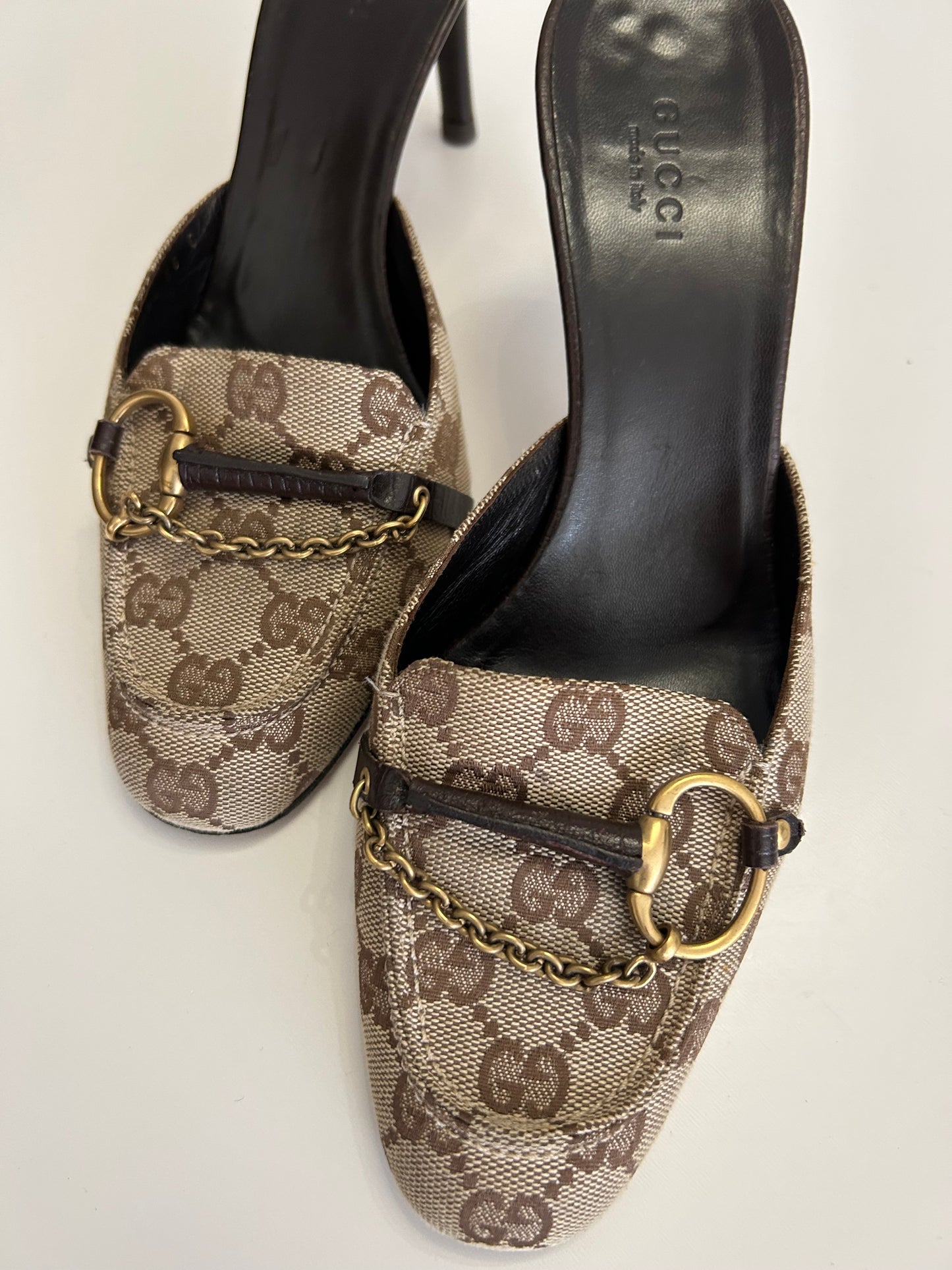 Gucci GG Canvas mules EU38