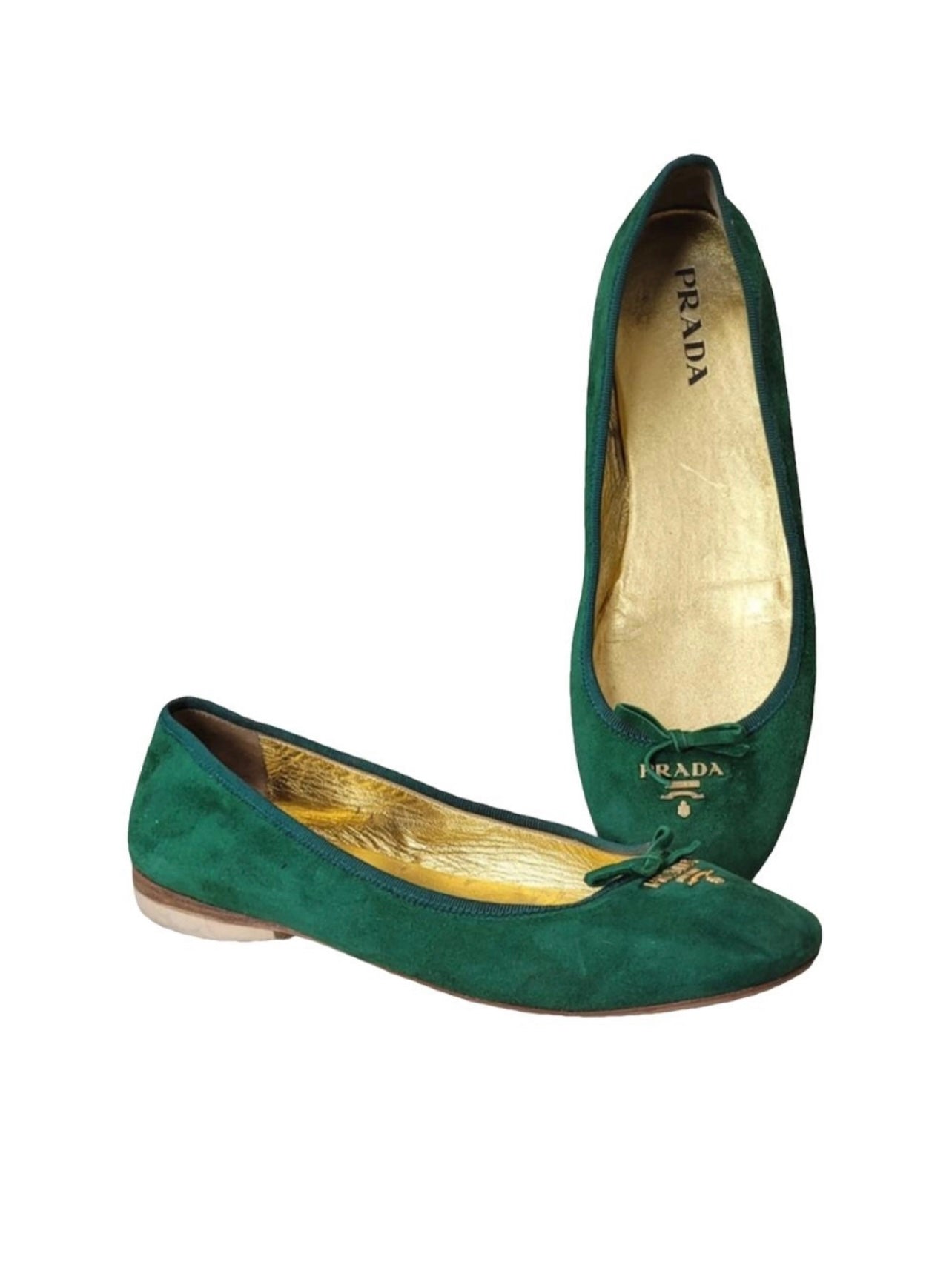 Prada suede ballet flats EU38.5