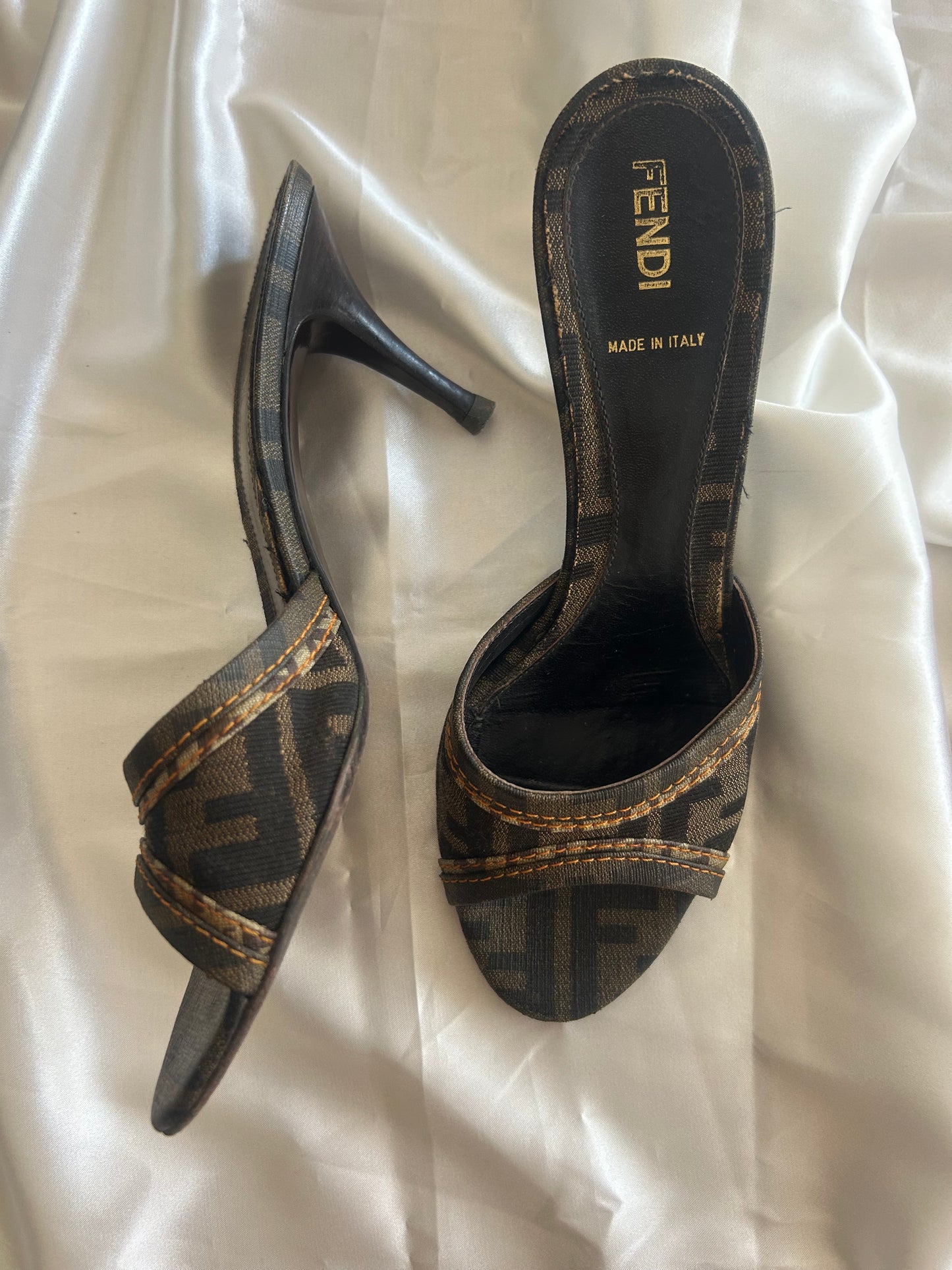 Fendi Monogram mules EU37