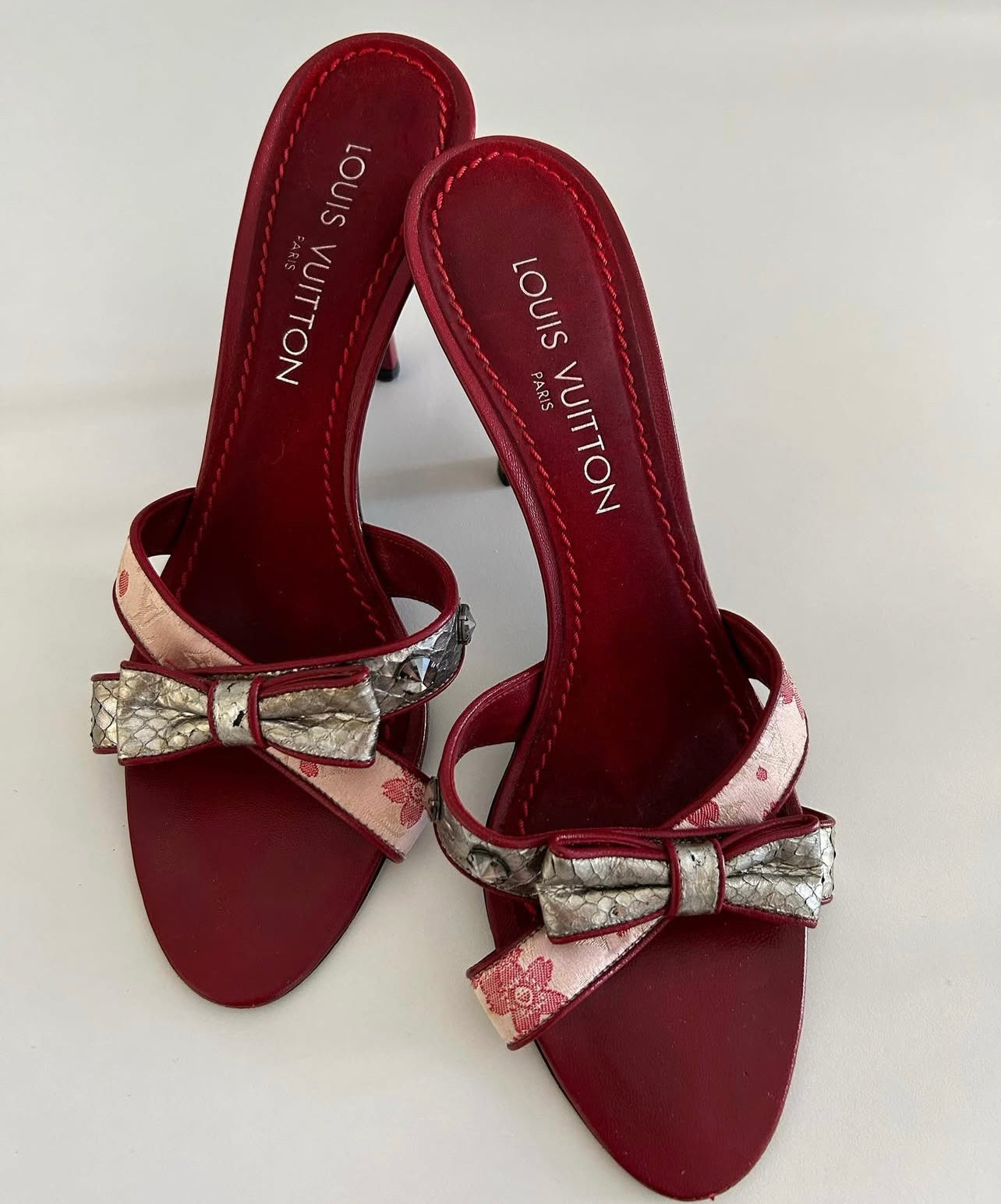Louis Vuitton Cherry Blossom heels by Murakami