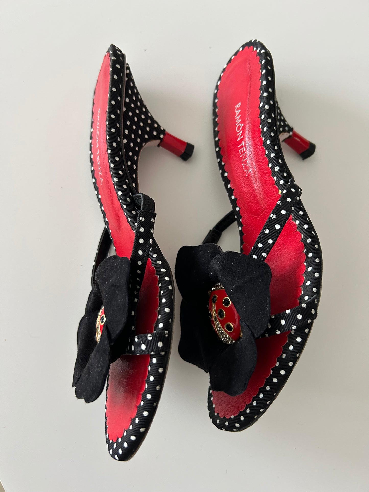 Ramon Tenza Ladybug kitten heels EU36