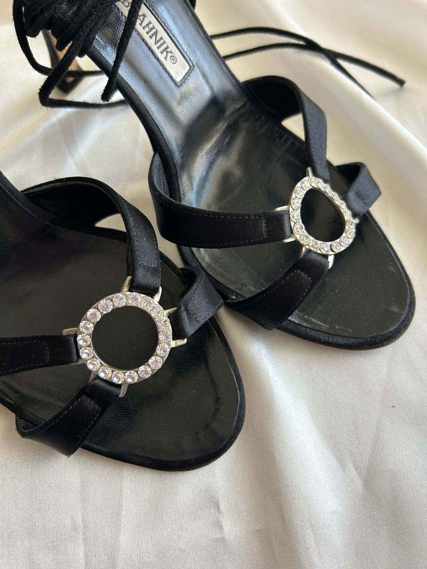 Manolo Blahnik Tie up sandals EU36.5