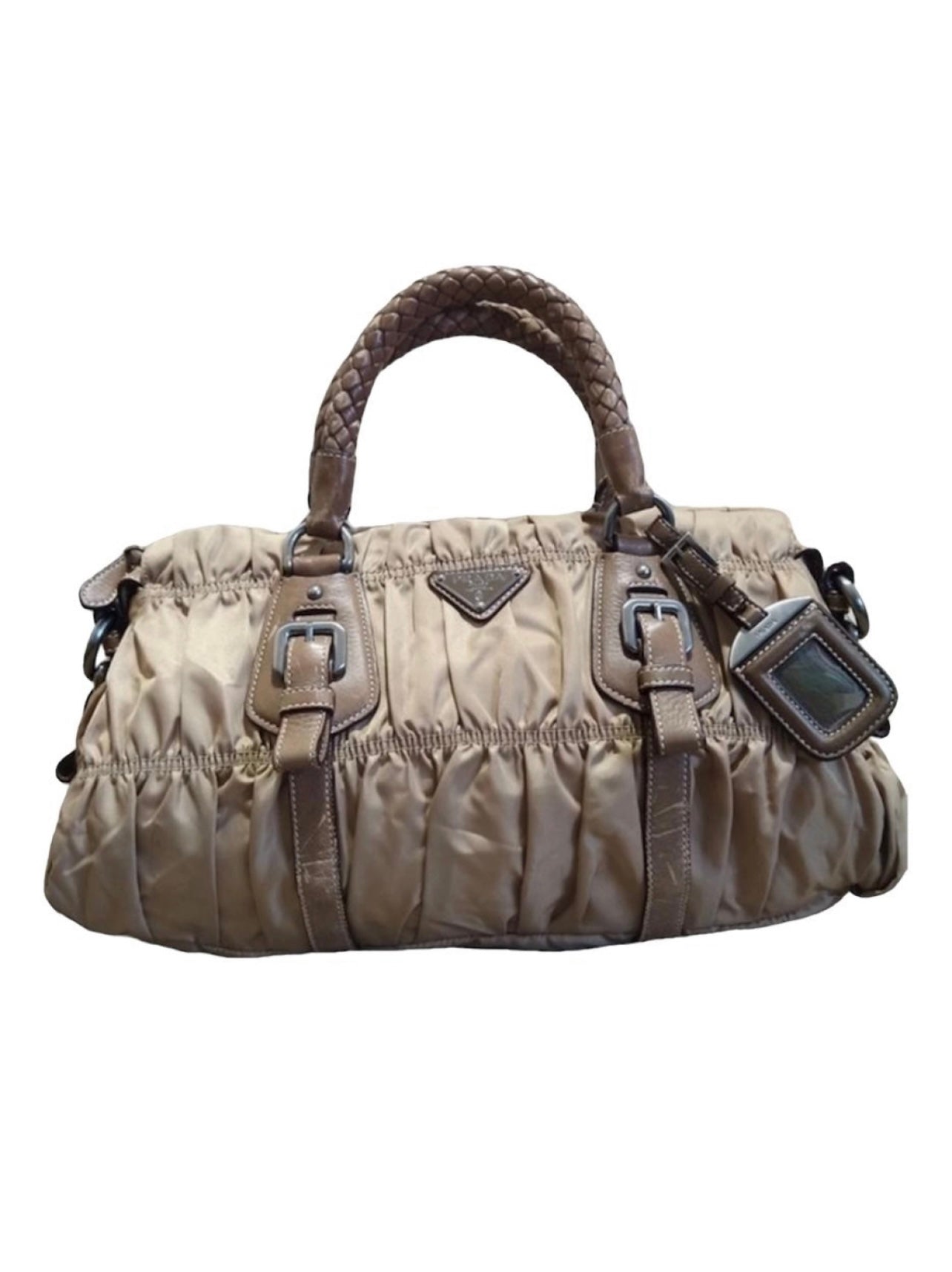 Prada Gaufre Nylon hand bag