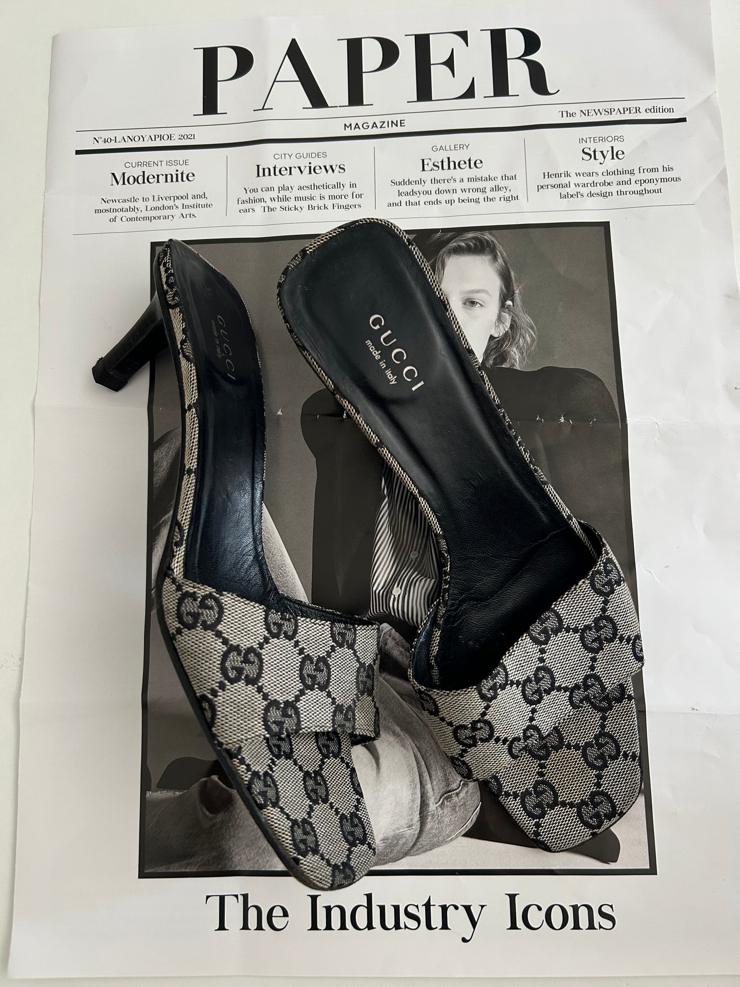 Gucci GG Canvas mules EU38