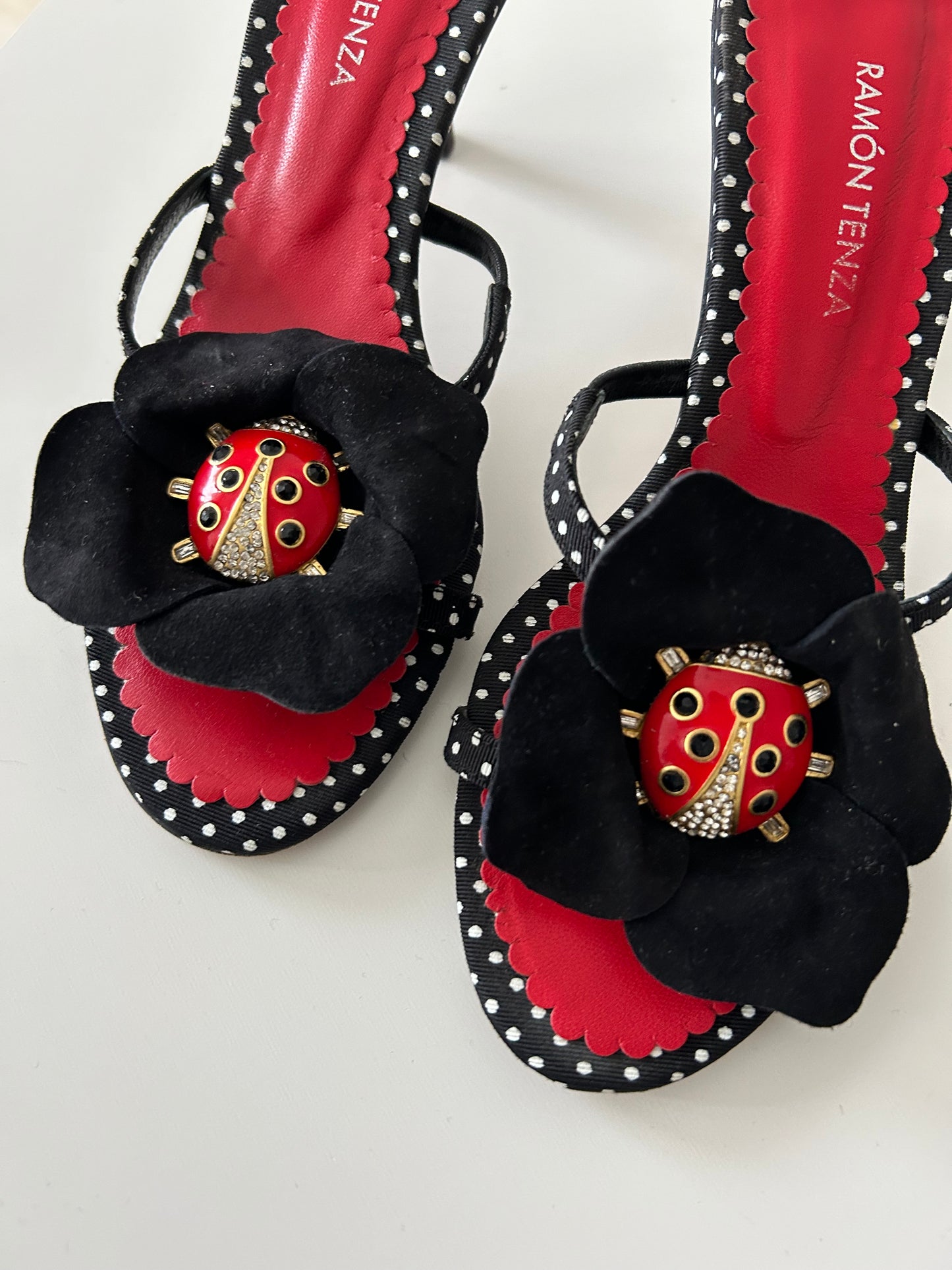 Ramon Tenza Ladybug kitten heels EU36