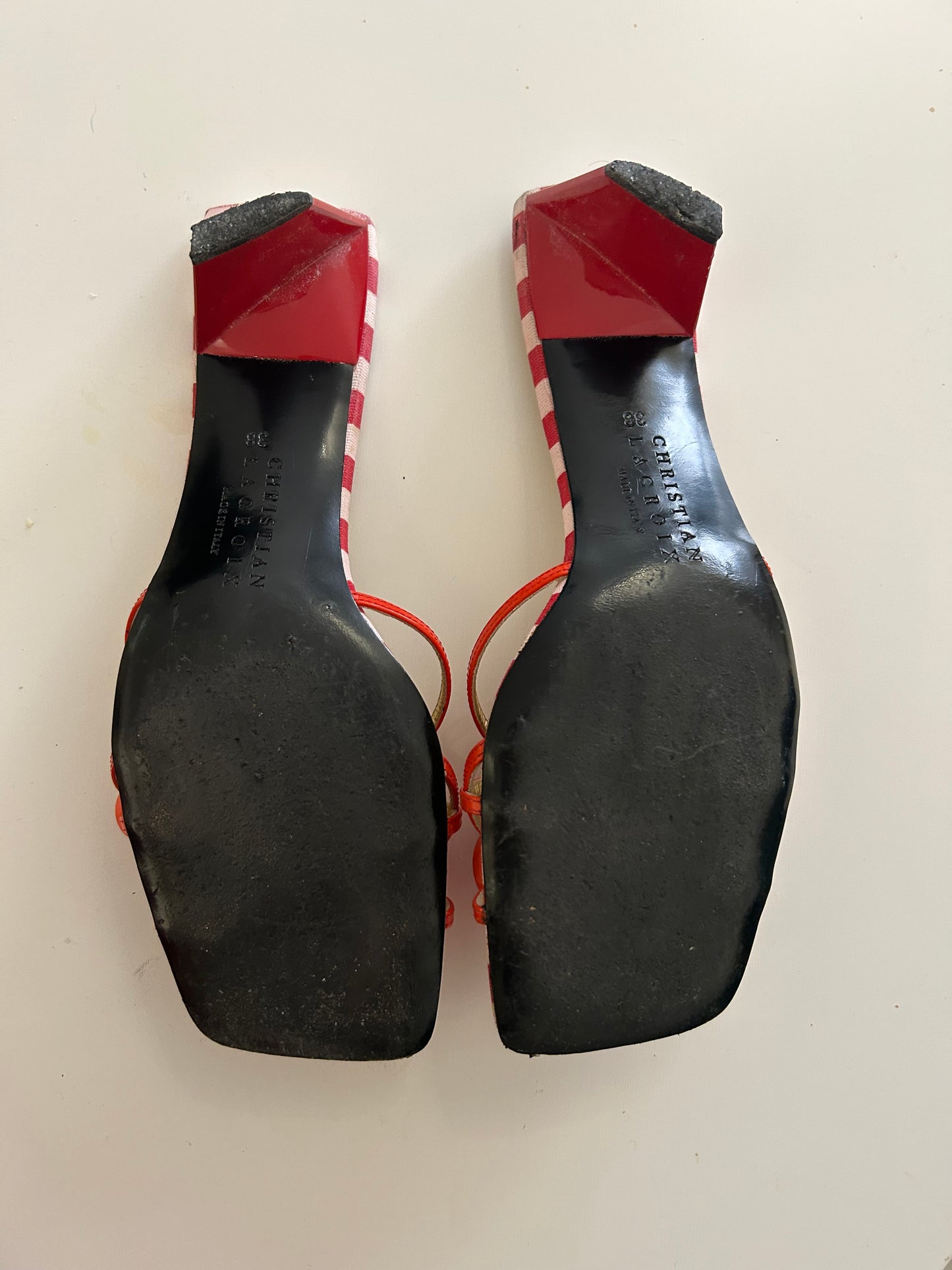 Christian Lacroix buttons mules EU38