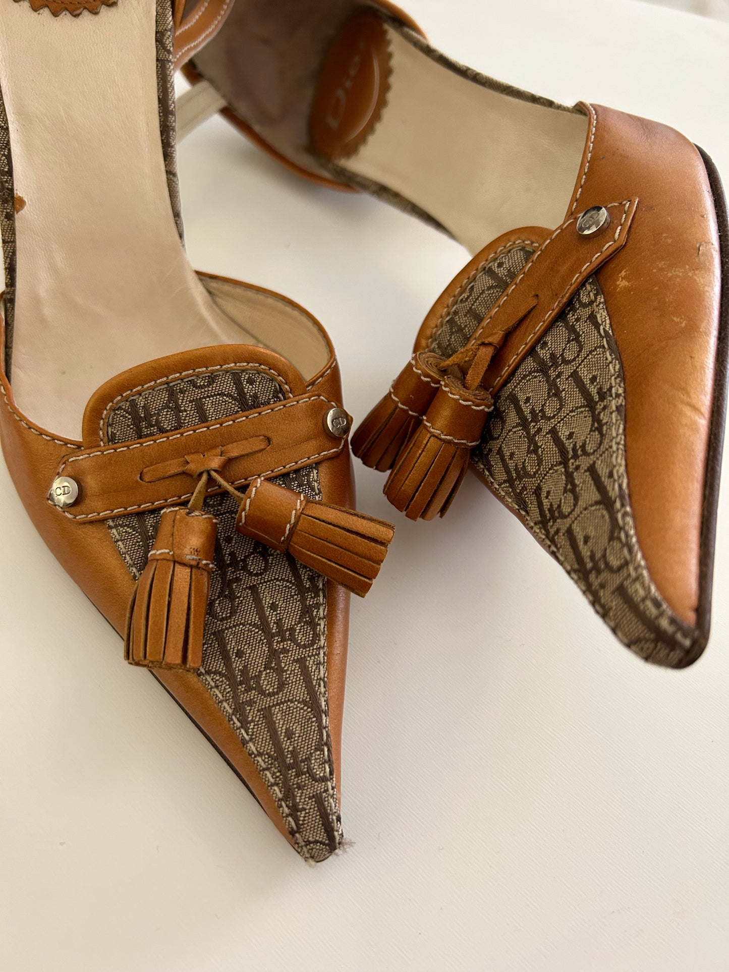 Christian Dior ankle strap heels EU39.5