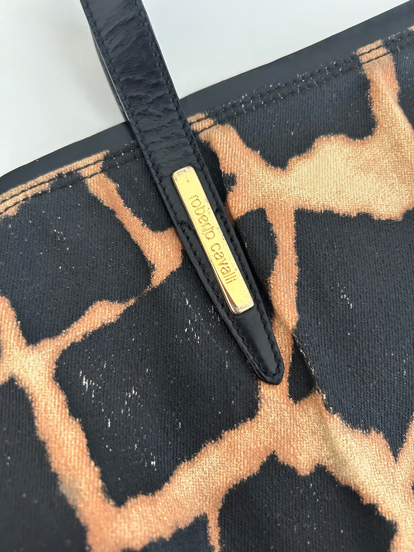 Roberto Cavalli animalier bag