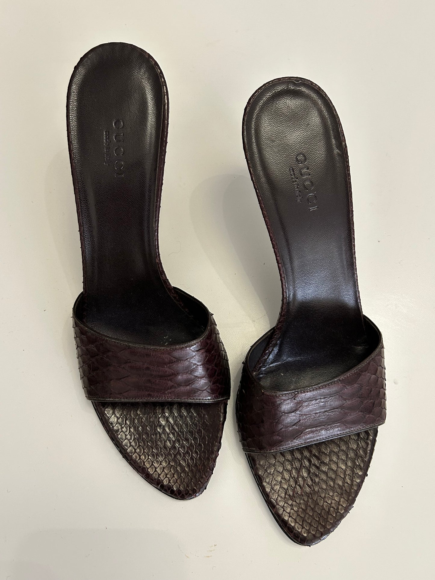Gucci snakeskin heels EU39.5