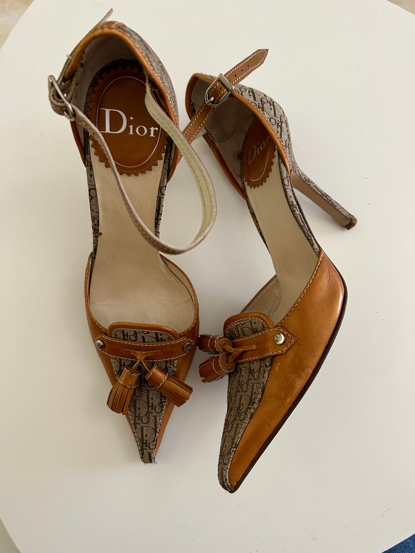 Christian Dior ankle strap heels EU39.5