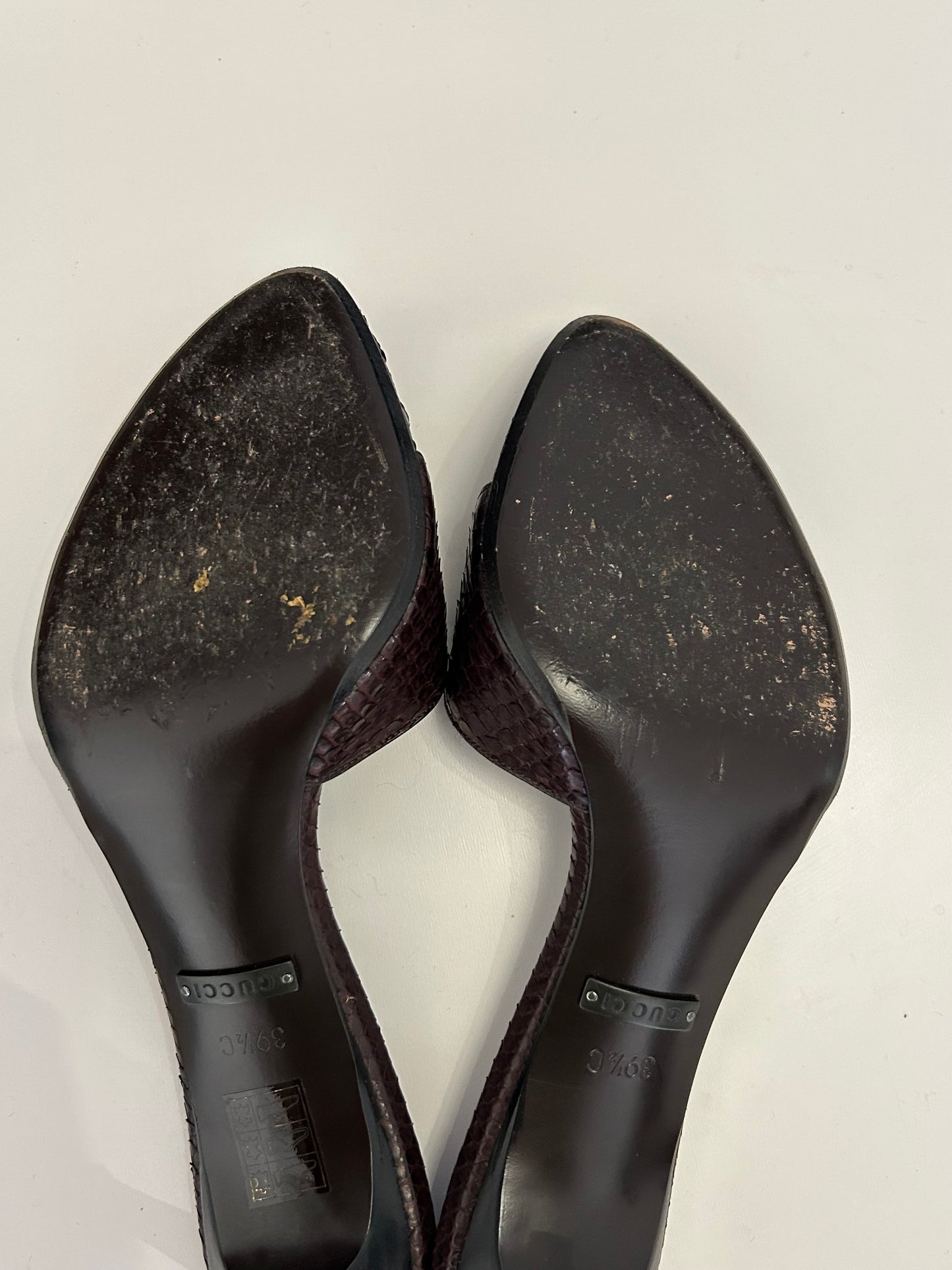 Gucci snakeskin heels EU39.5