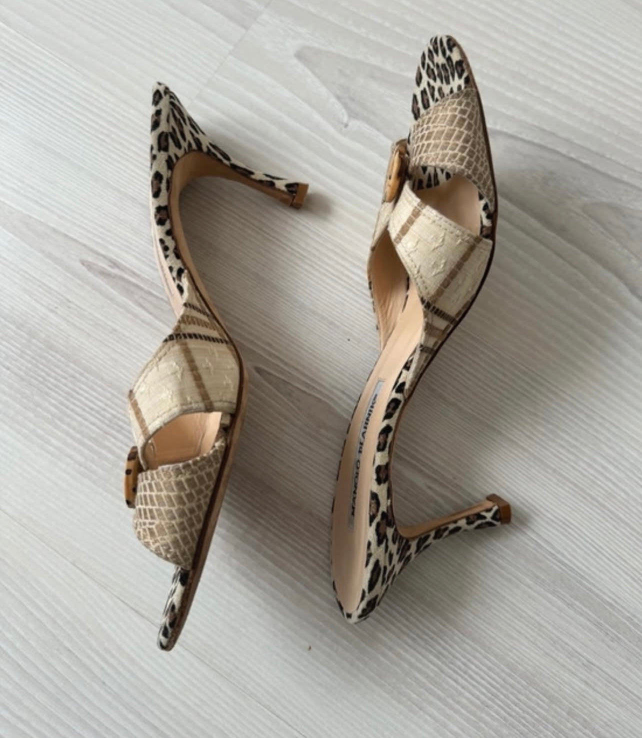 Manolo Blahnik Leopard Print