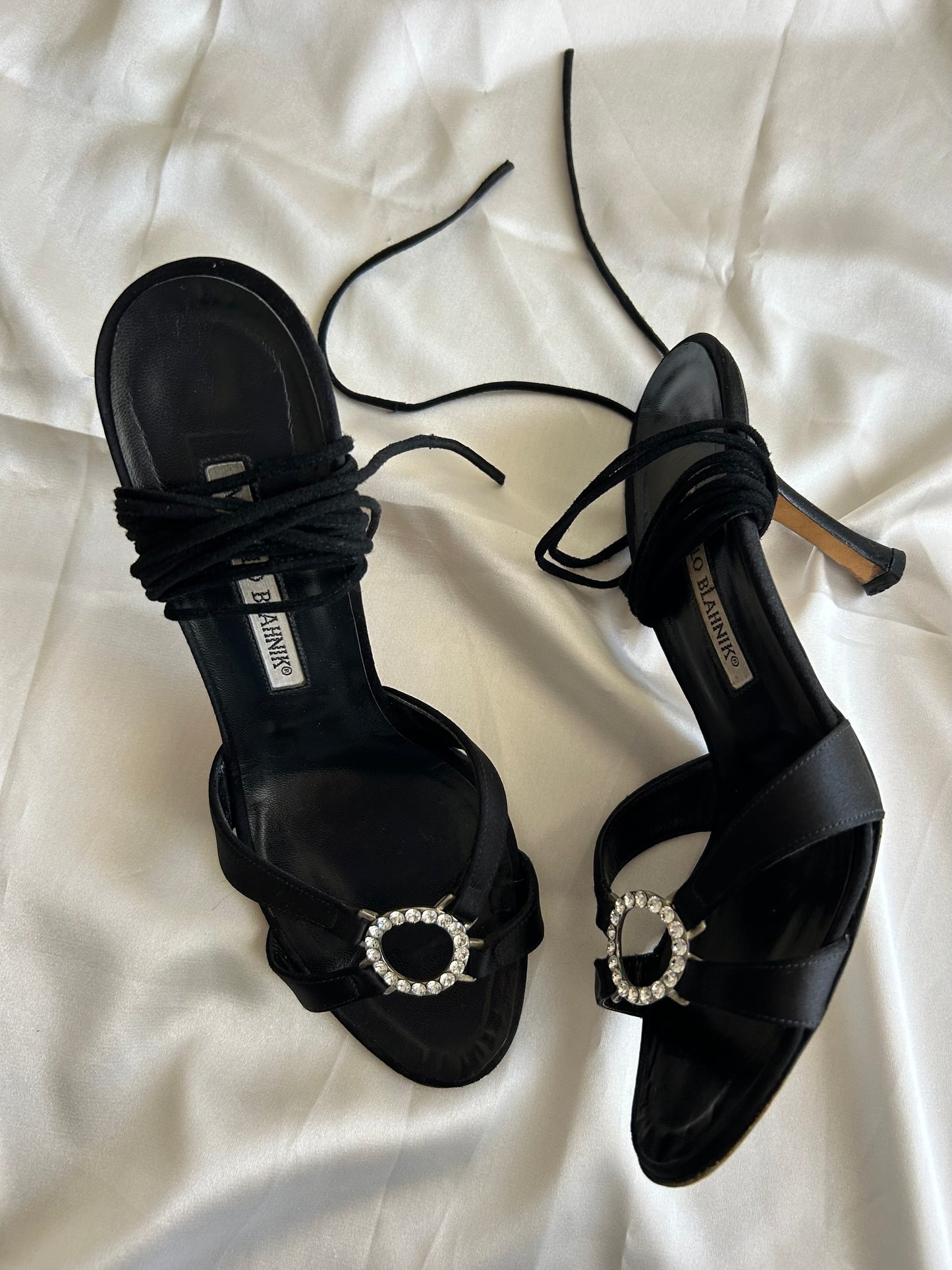 Manolo Blahnik Tie up sandals EU36.5