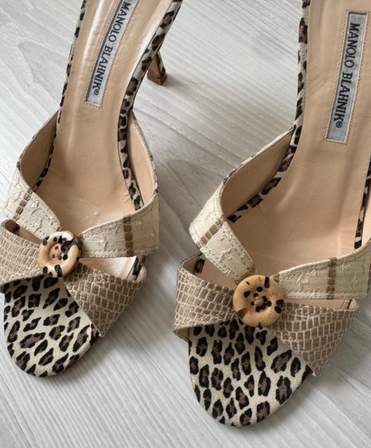 Manolo Blahnik Leopard Print
