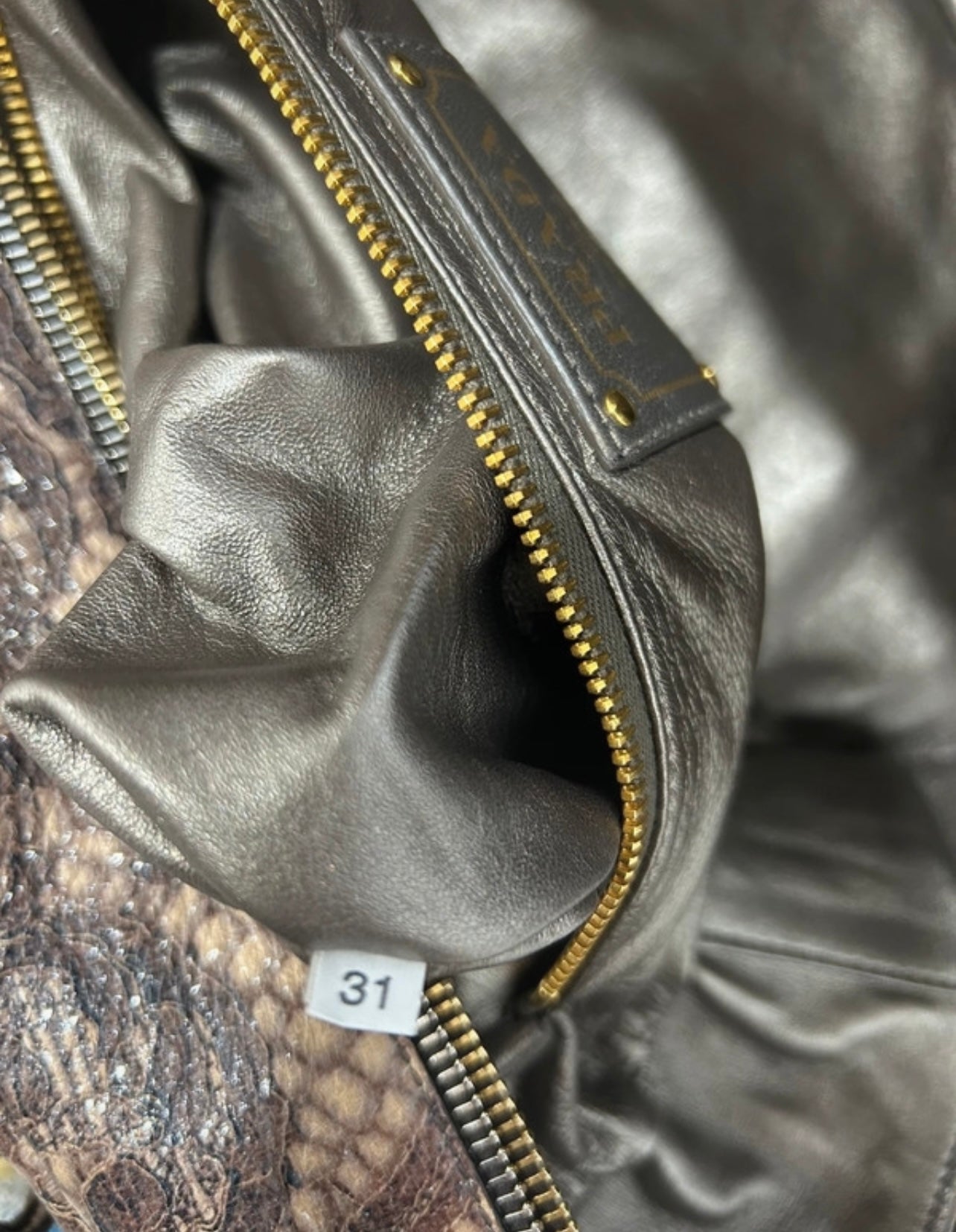 Prada hand bag lace print