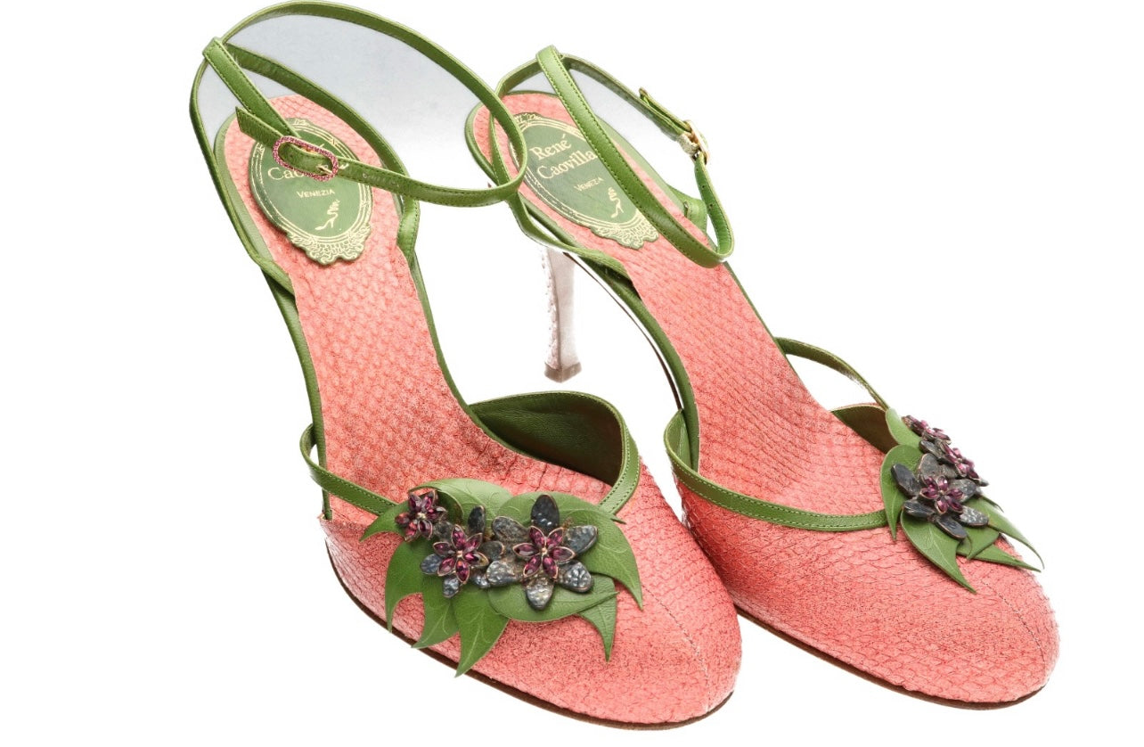 René Caovilla spring heels Eu38