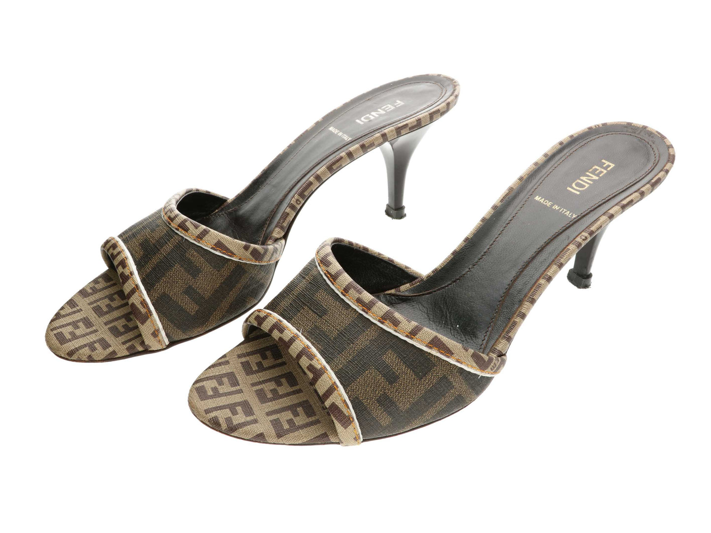 Fendi vintage logo sandals EU39