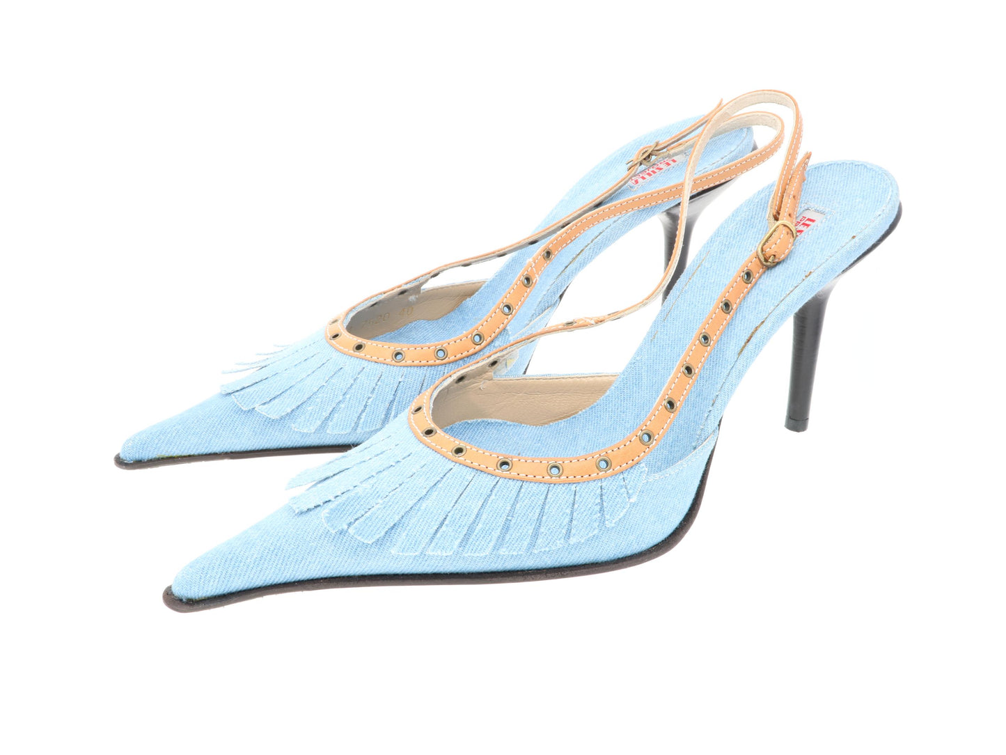 Le Silla denim slingback EU 40