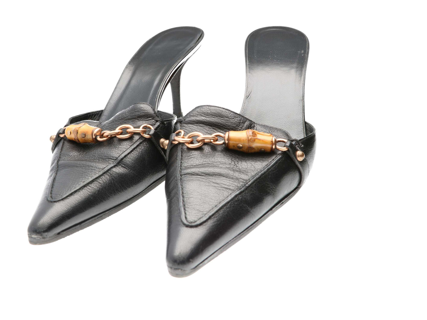 gucci bamboo mules