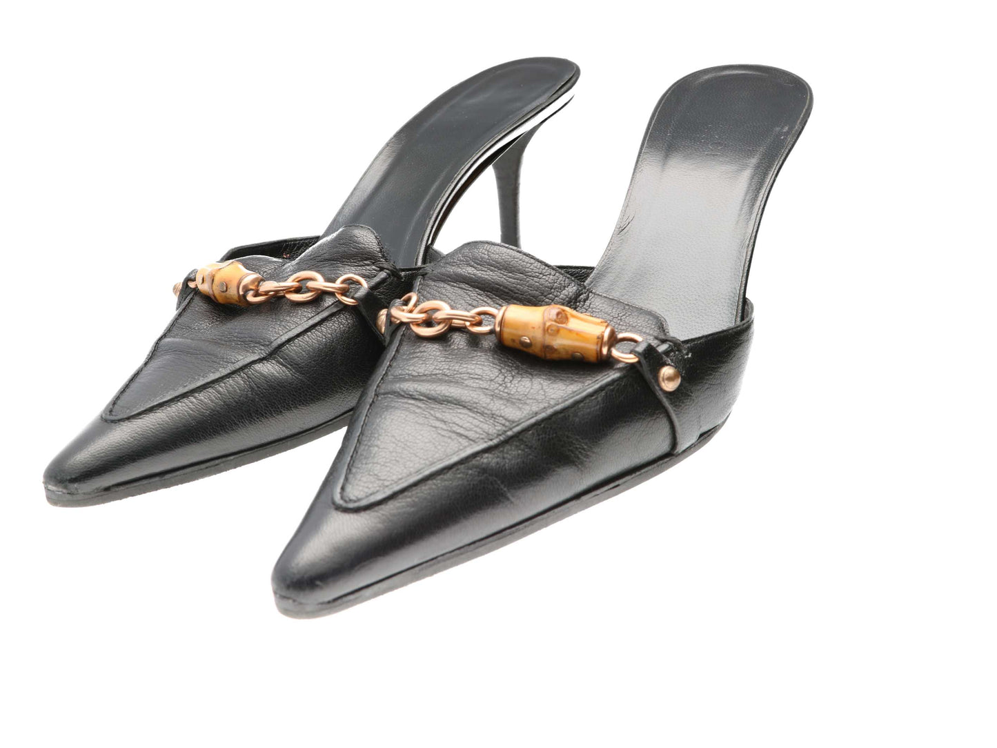 gucci bamboo mules