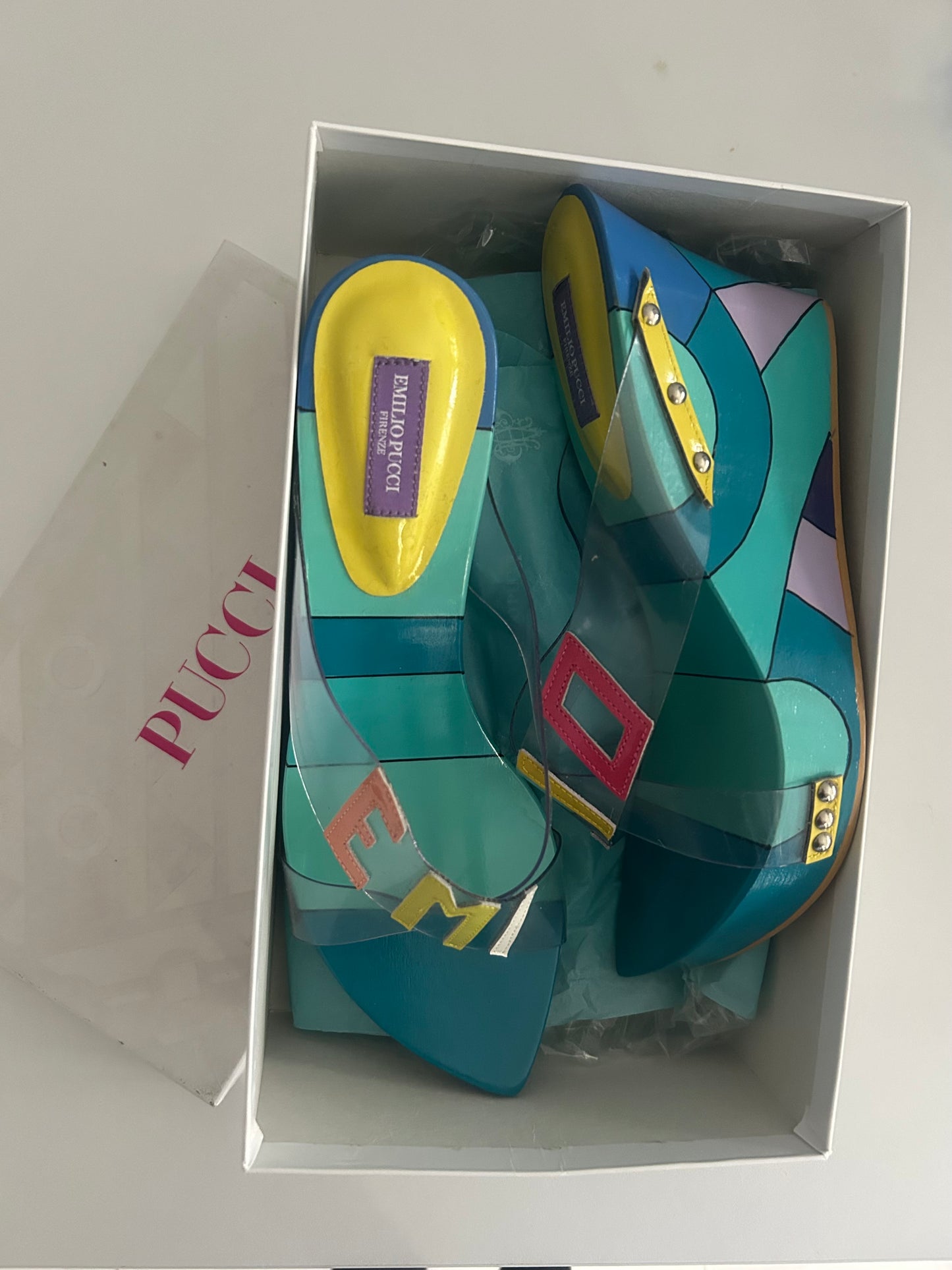 Emilio Pucci Pvc wedges EU40