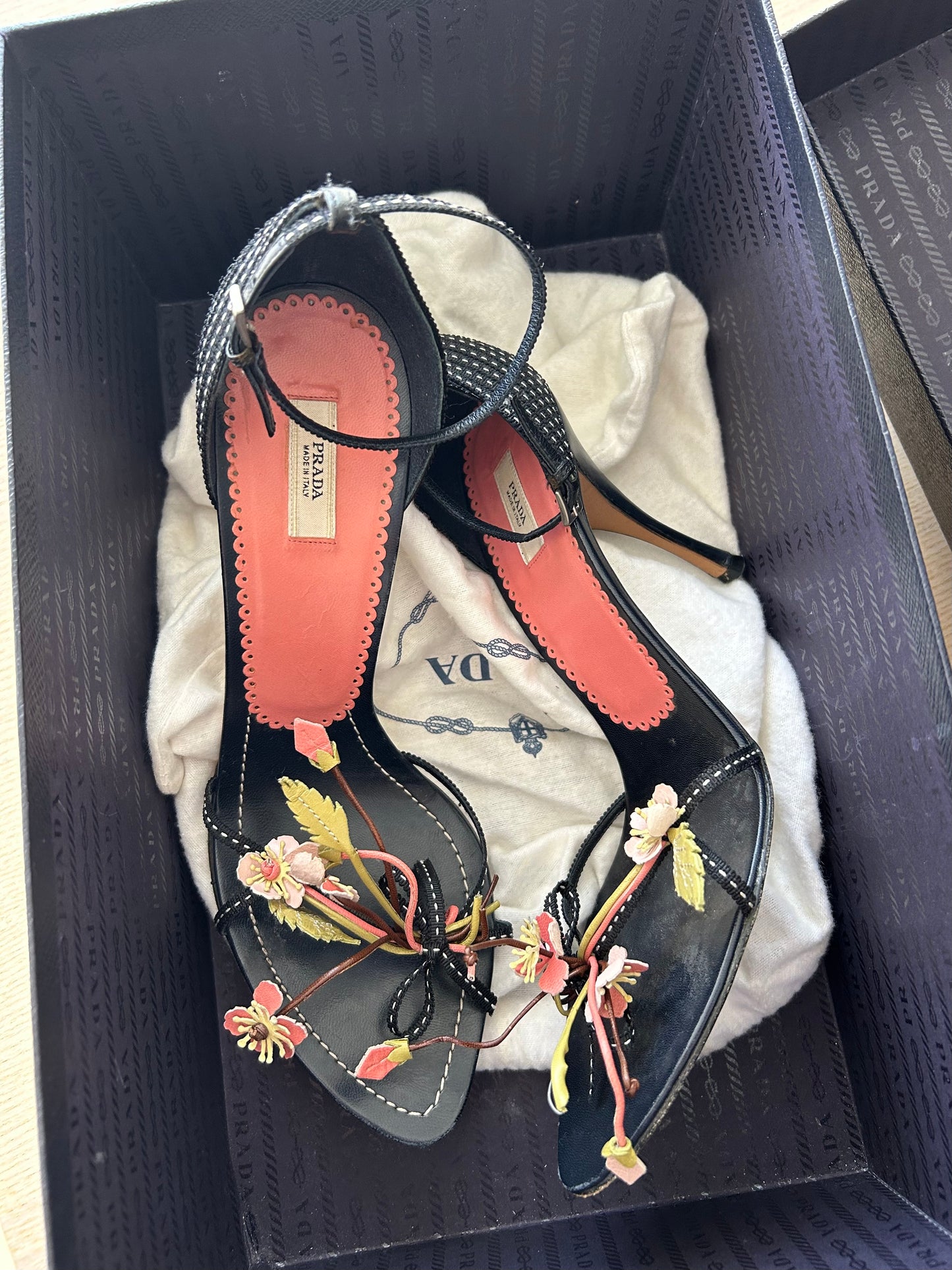 Prada bouquet sandals EU40